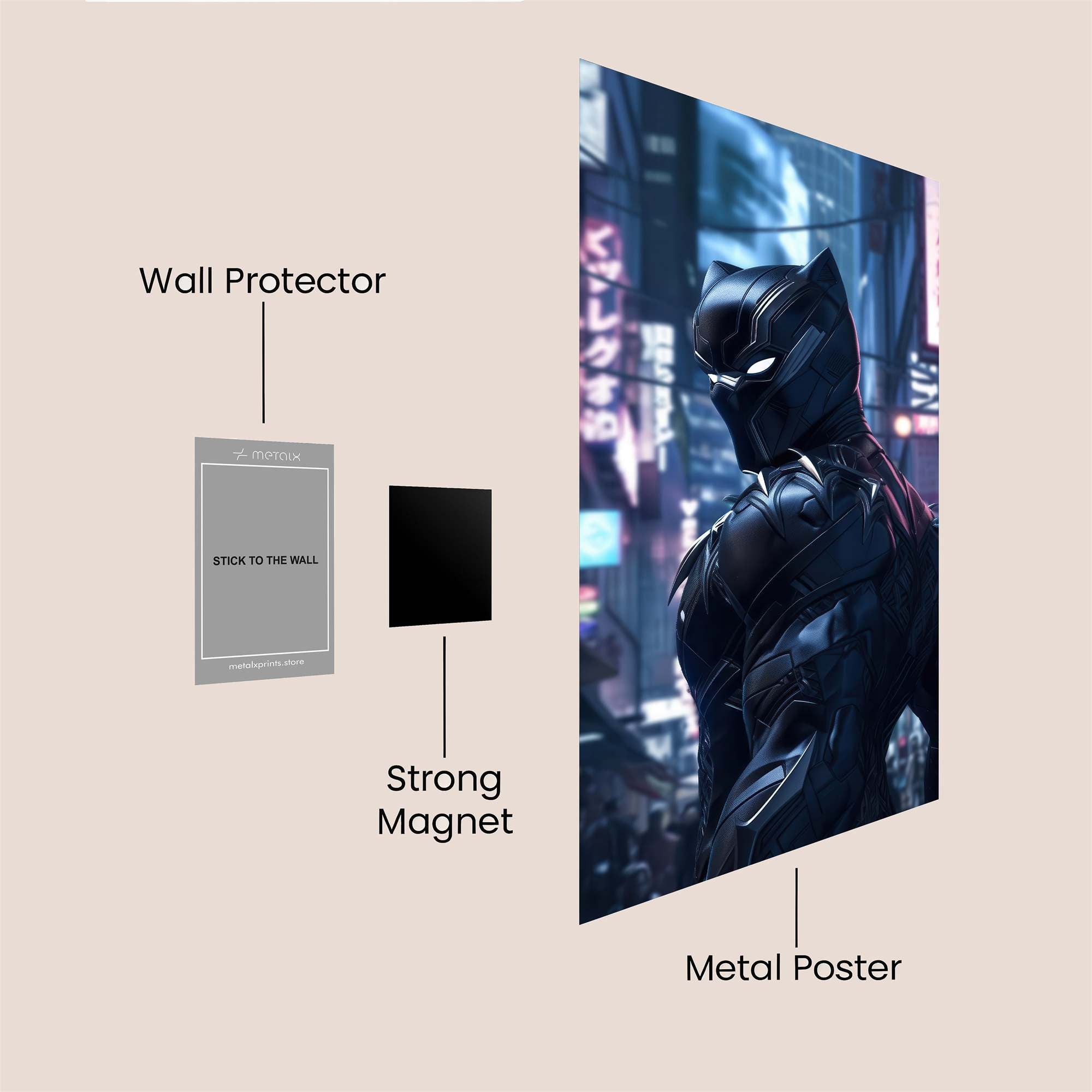 Panther Stealth Safe Wall Magnetic / M