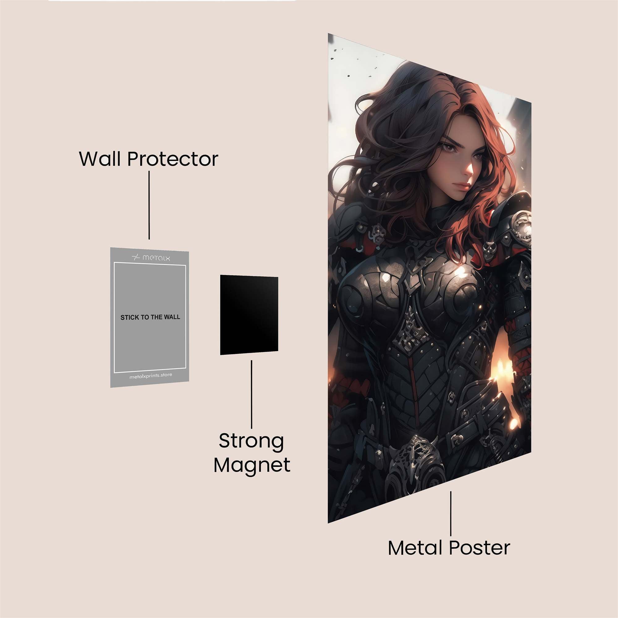 Warrior Enigma Safe Wall Magnetic / M