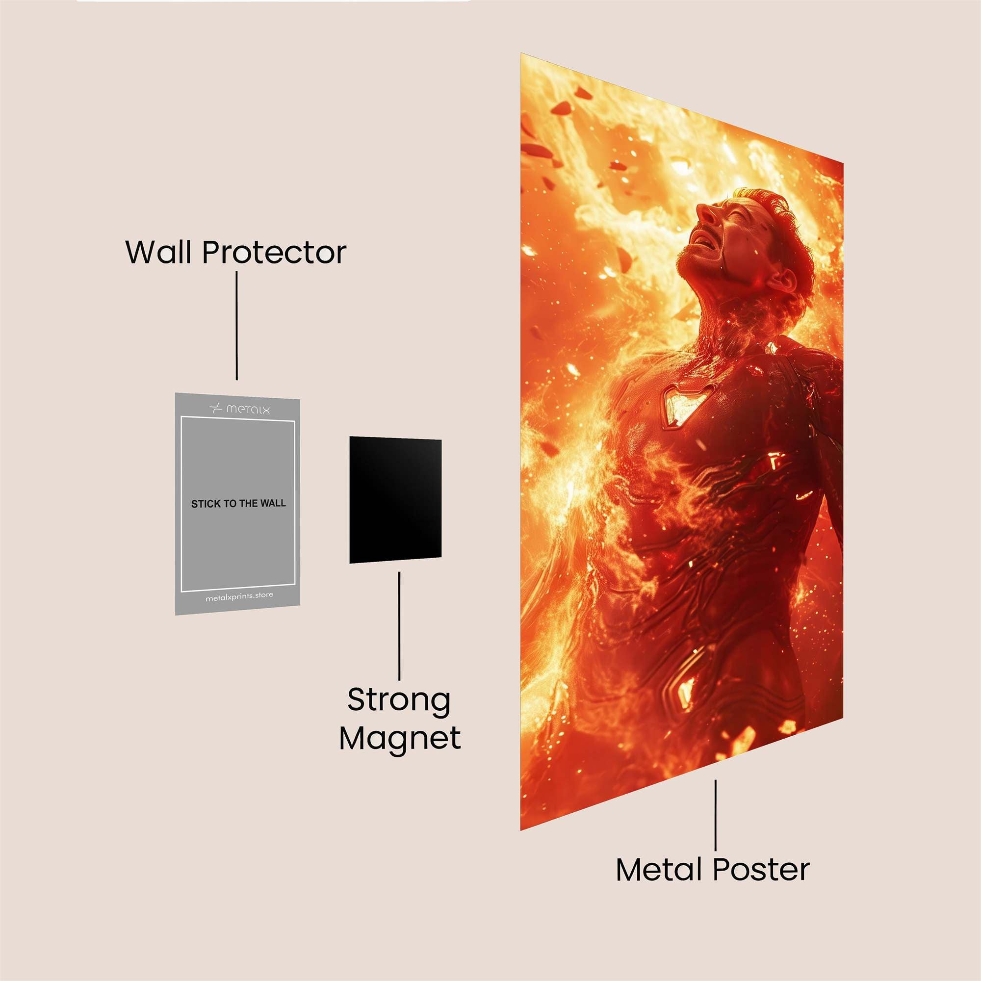 Stark Sacrifice Safe Wall Magnetic / M