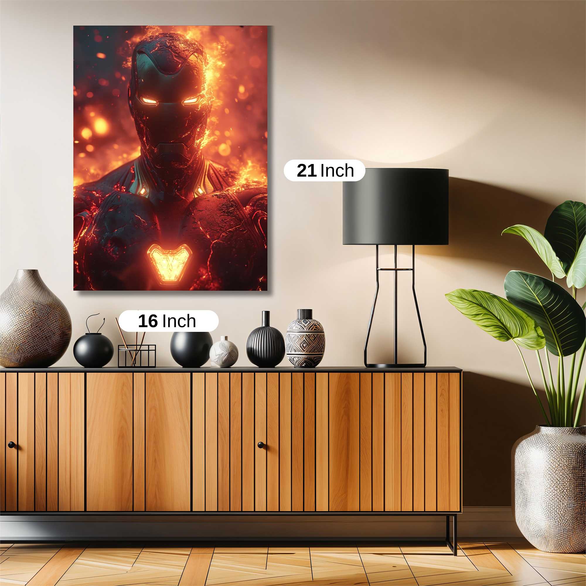 Iron Blaze Safe Wall Magnetic / M