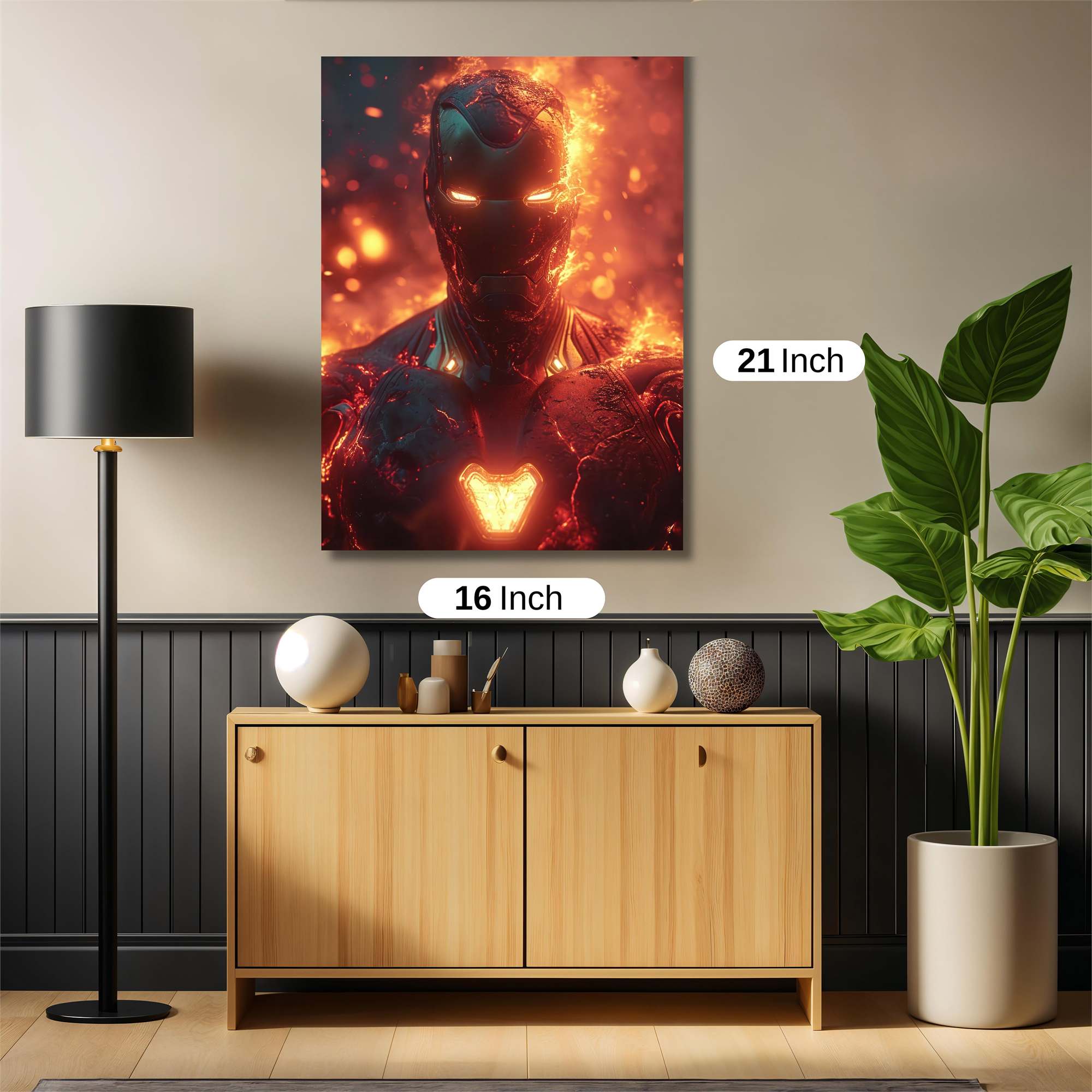 Iron Blaze Safe Wall Magnetic / M