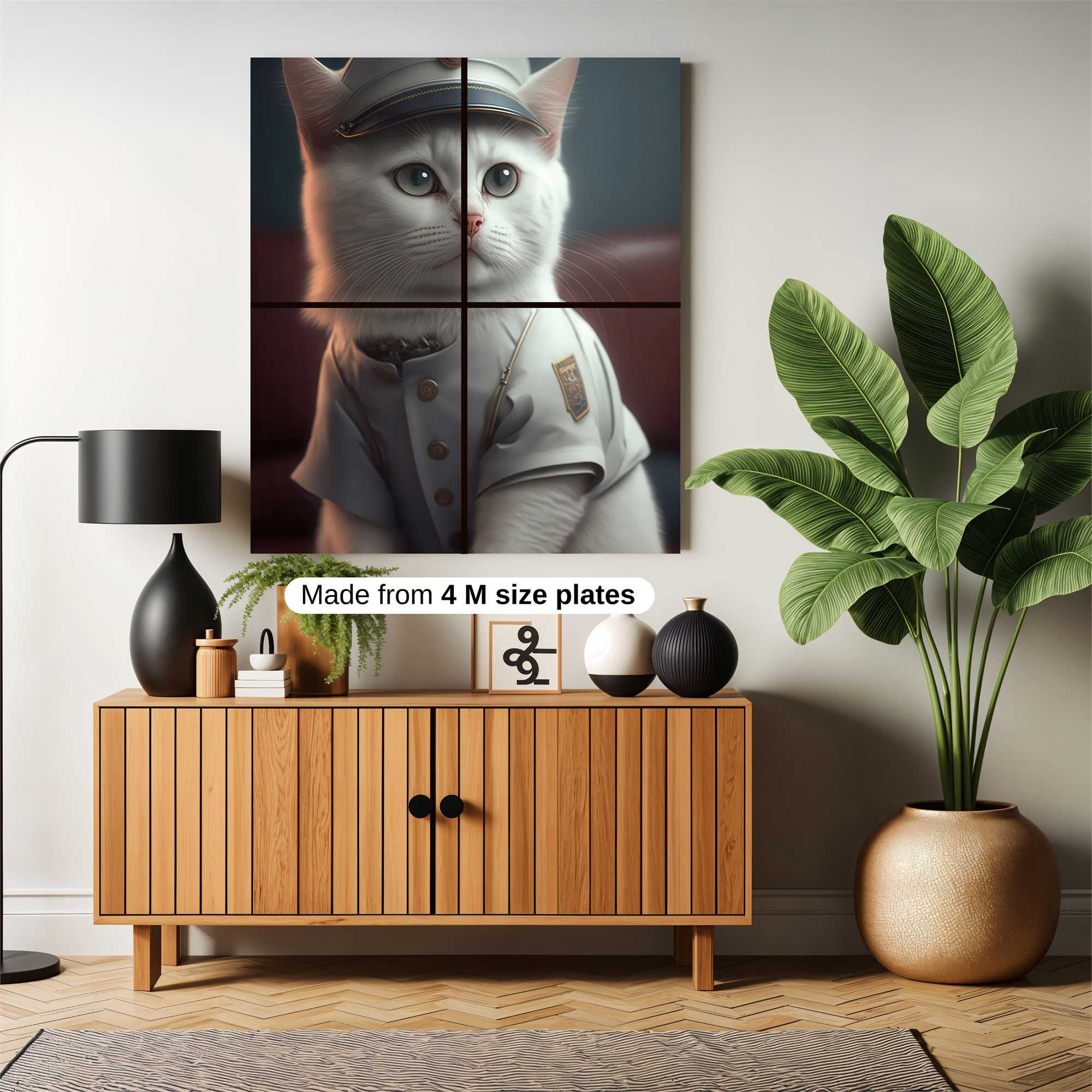 Officer Whiskers Safe Wall Magnetic / M