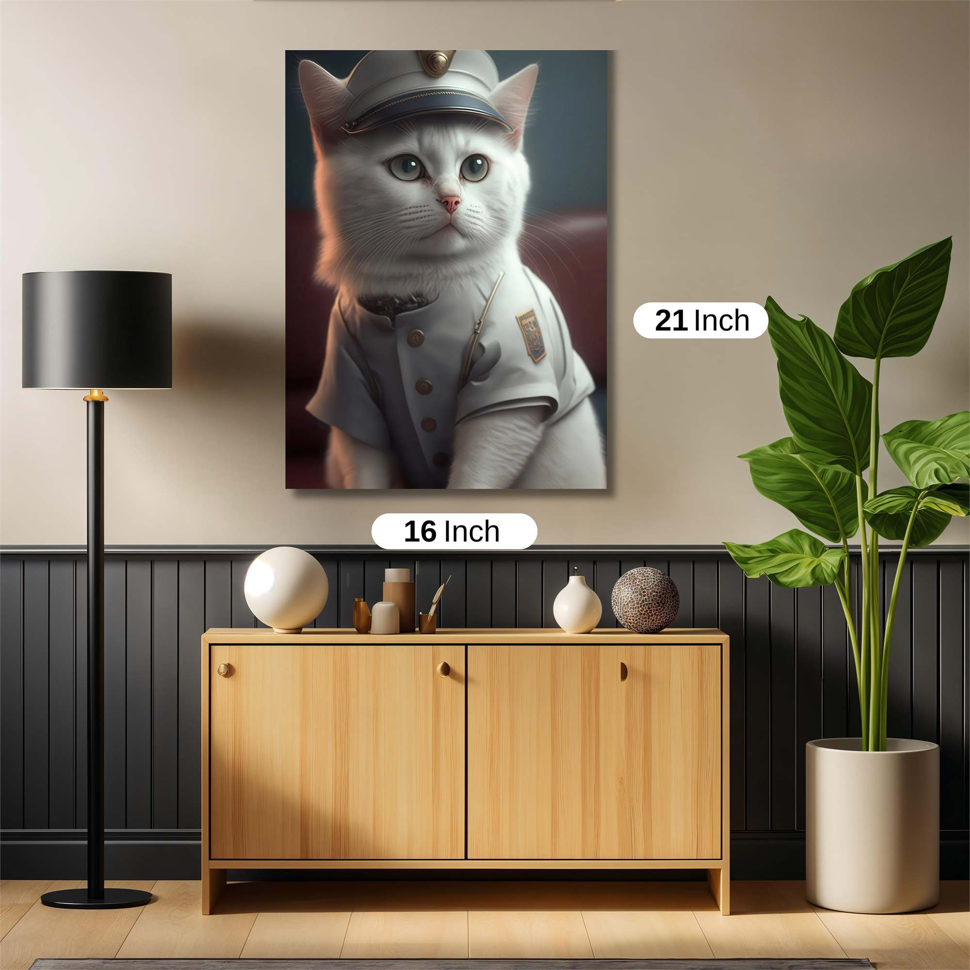 Officer Whiskers Safe Wall Magnetic / M