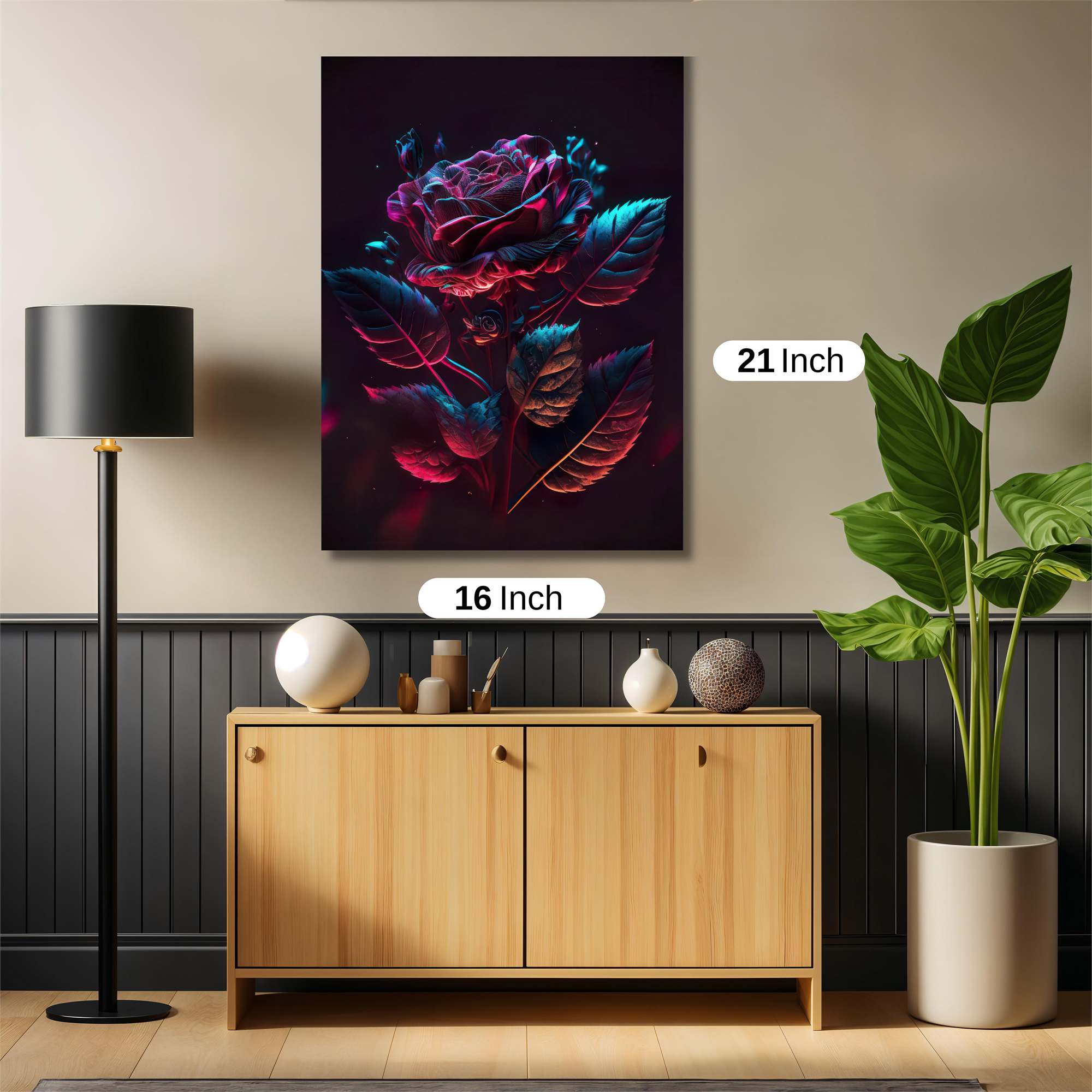 Rose Radiance Safe Wall Magnetic / M