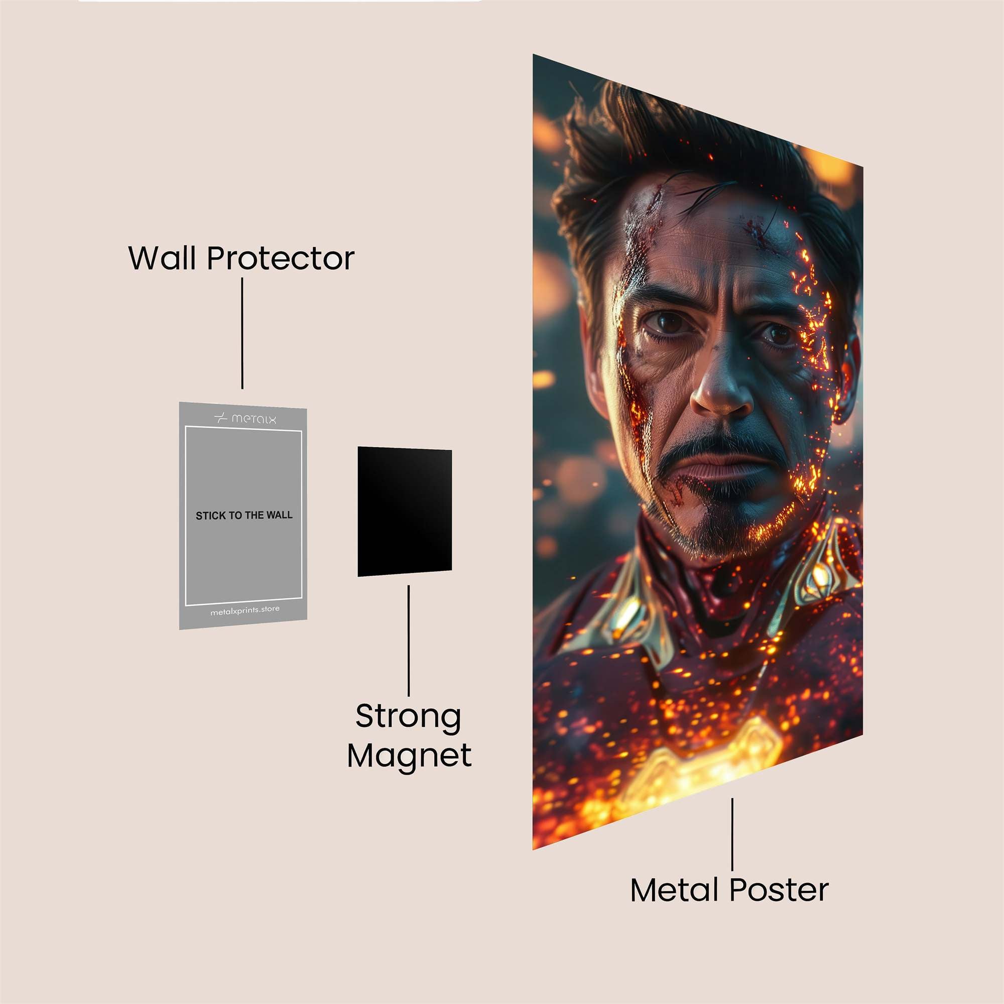 Stark Blaze Safe Wall Magnetic / M