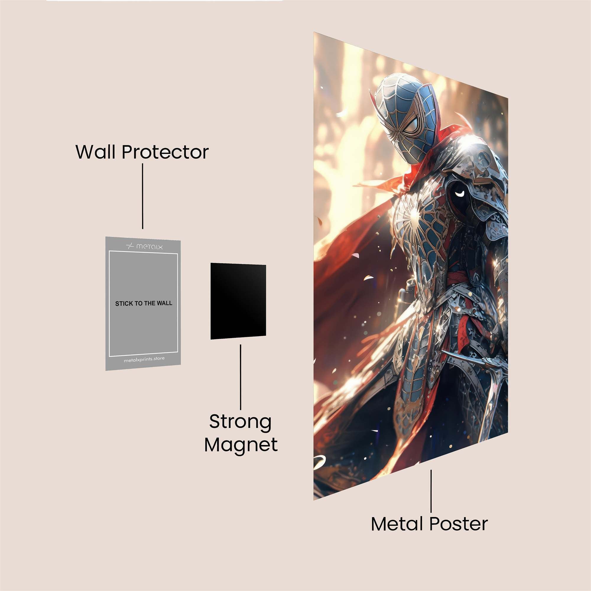 SpiderKnight Safe Wall Magnetic / M