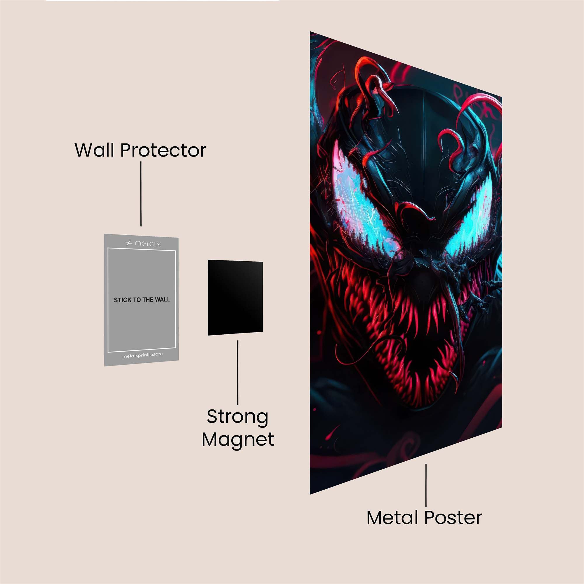 Venom Vicious Safe Wall Magnetic / M