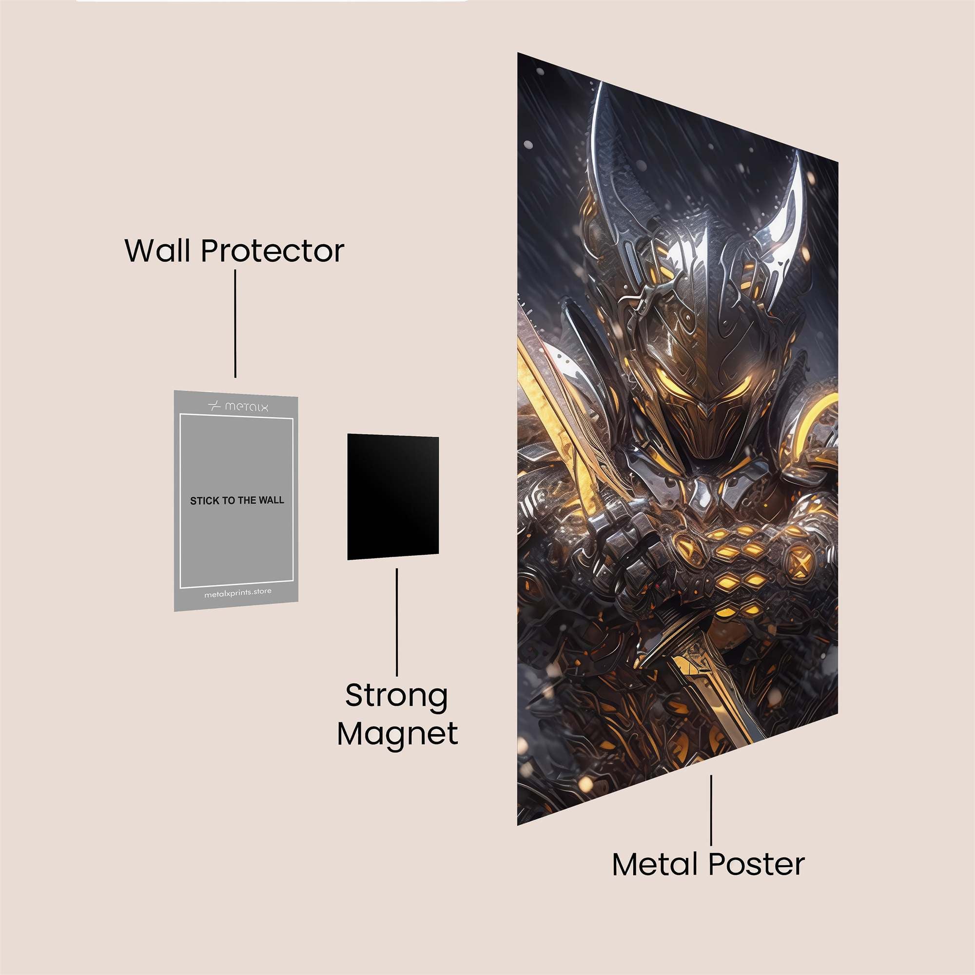 Knight Menace Safe Wall Magnetic / M