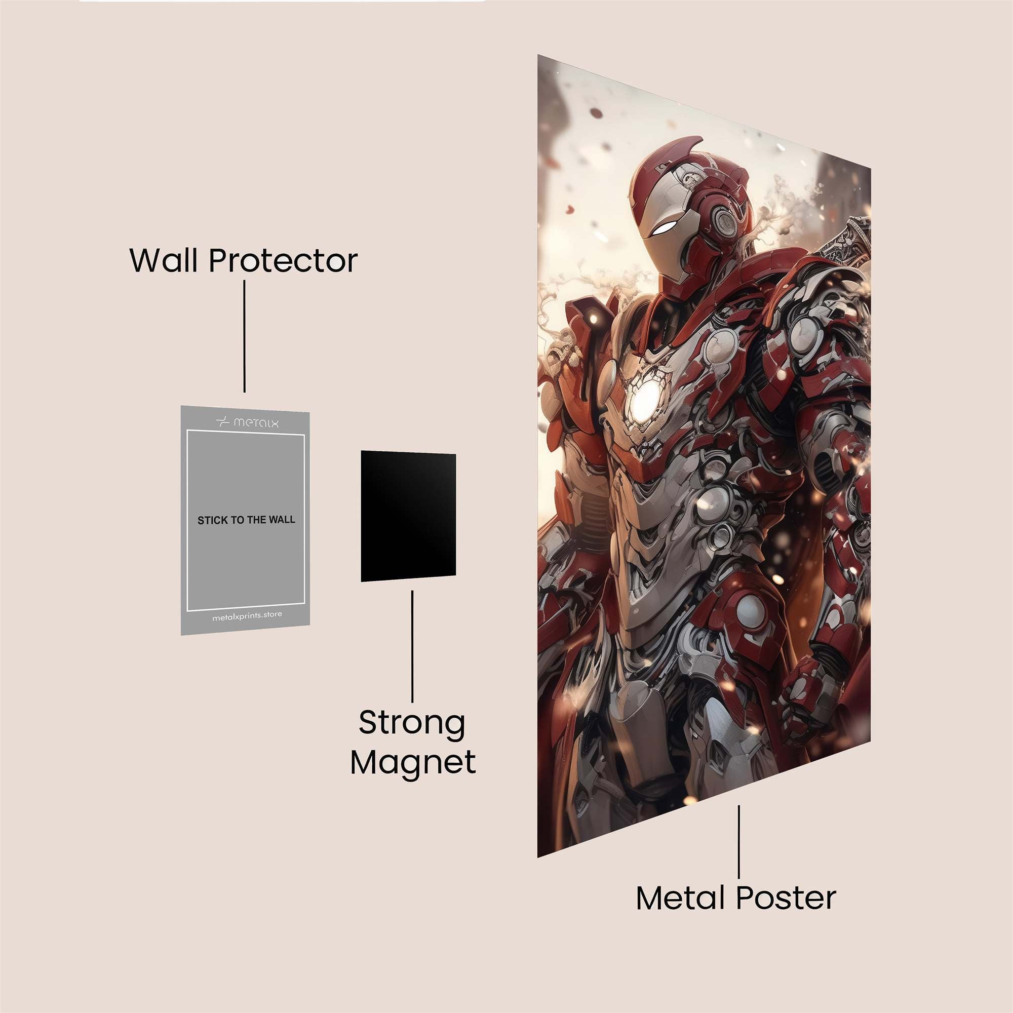 Ironheart Radiant Safe Wall Magnetic / M