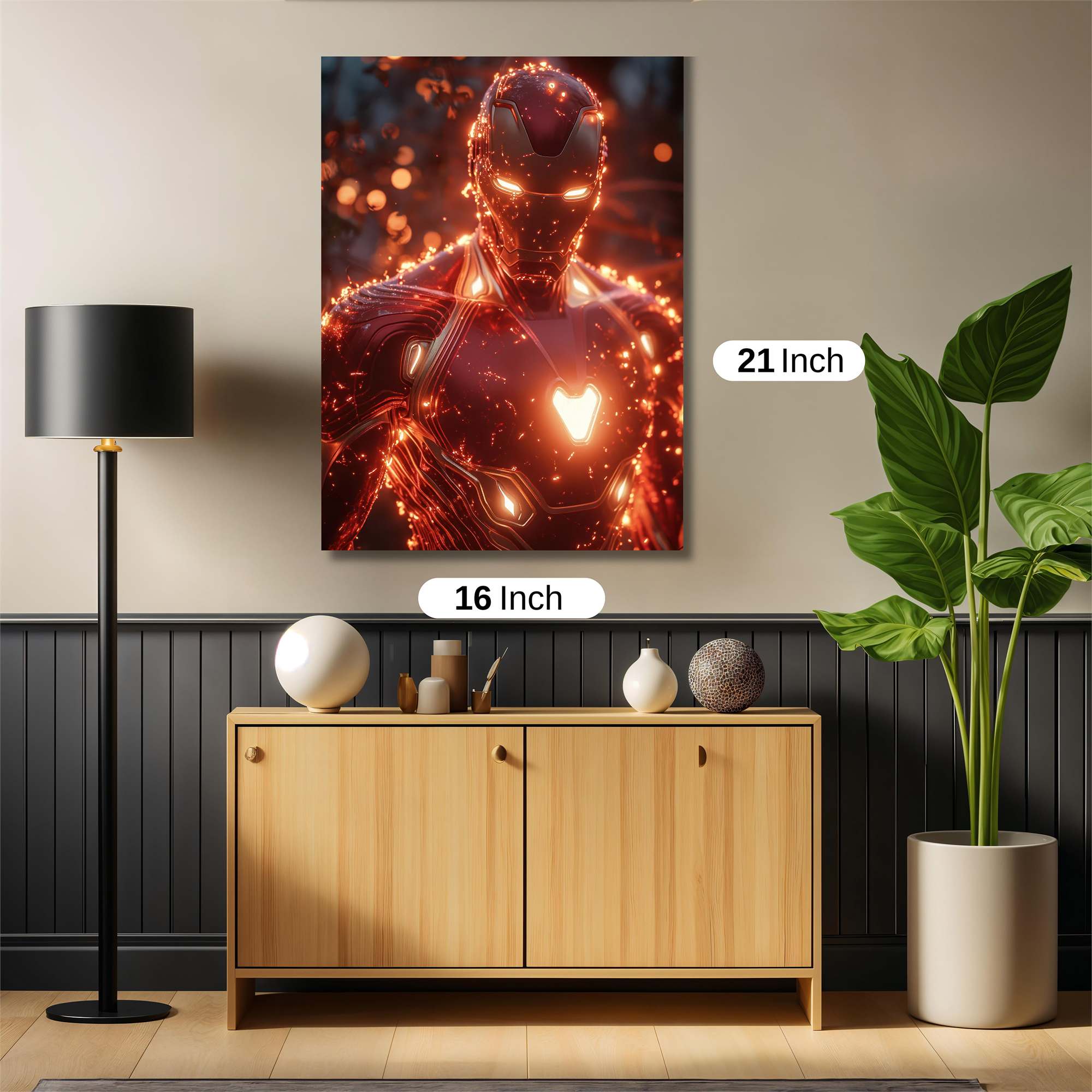 Ironheart Glow Safe Wall Magnetic / M
