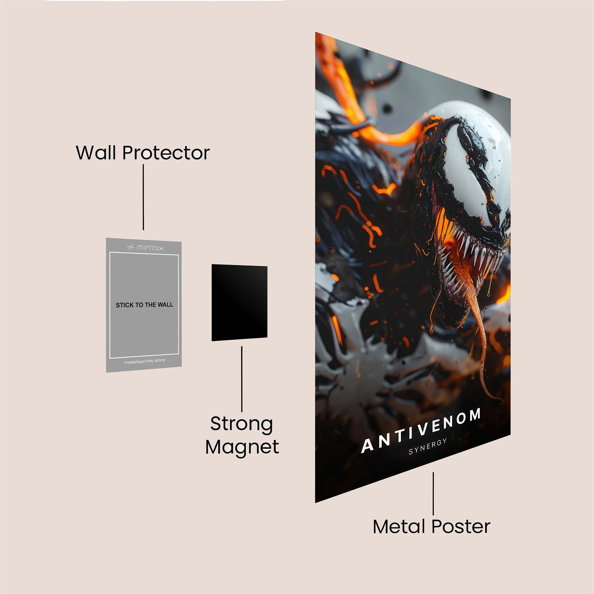 Owl Apocalypse Safe Wall Magnetic / M