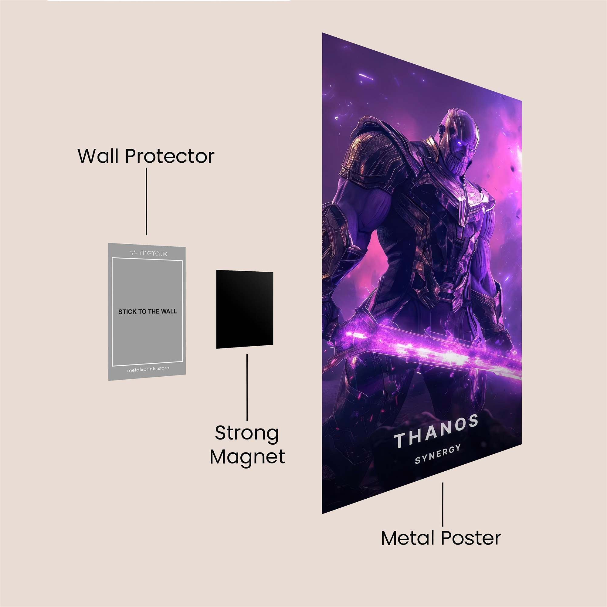 Batman Ascendant Safe Wall Magnetic / M