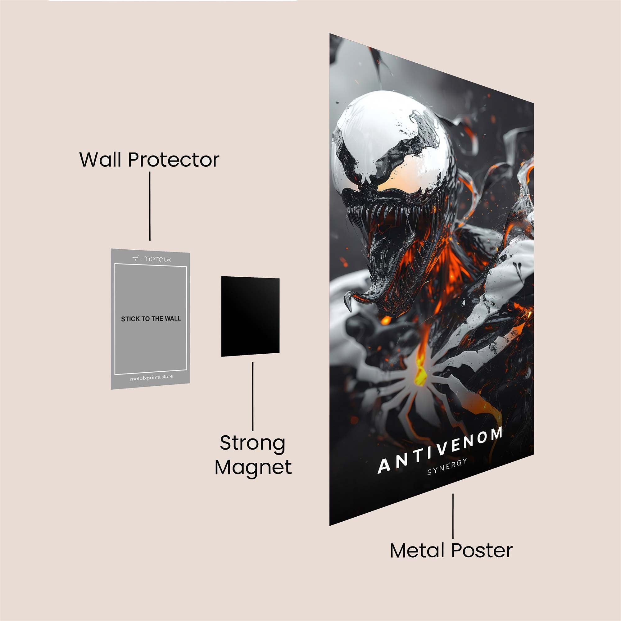 Batman Ascendant Safe Wall Magnetic / M