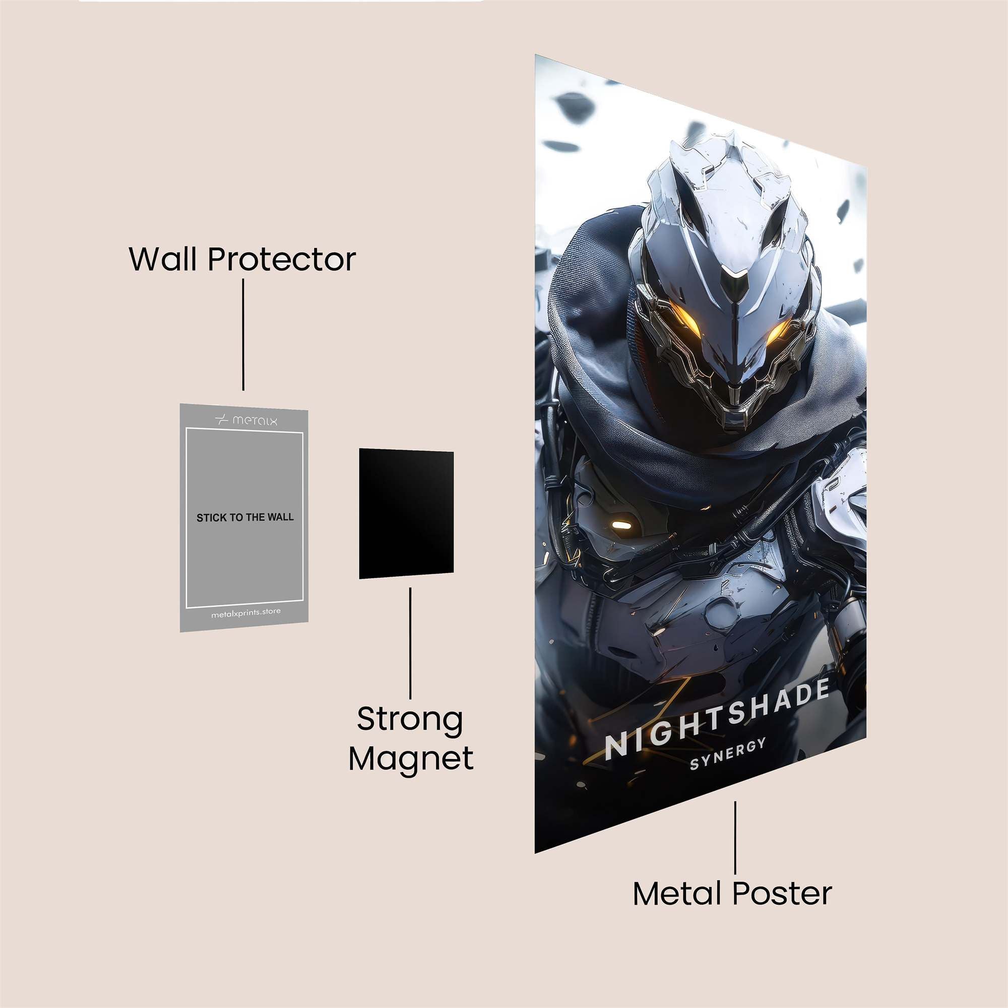Owl Majesty Safe Wall Magnetic / M