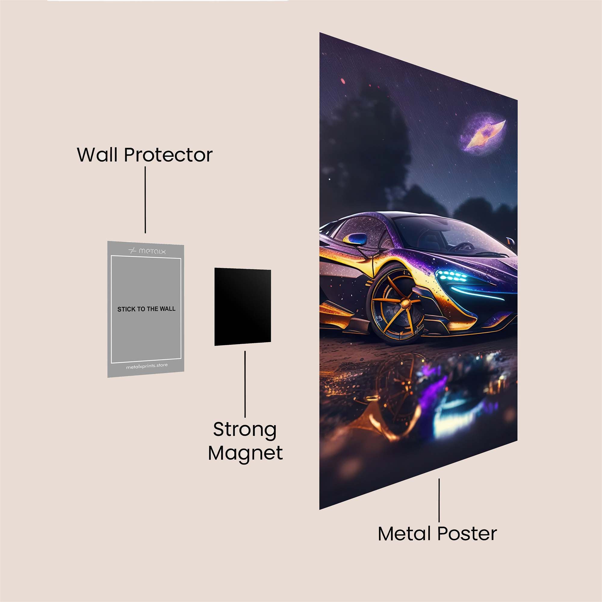 McLaren Cosmic Safe Wall Magnetic / M
