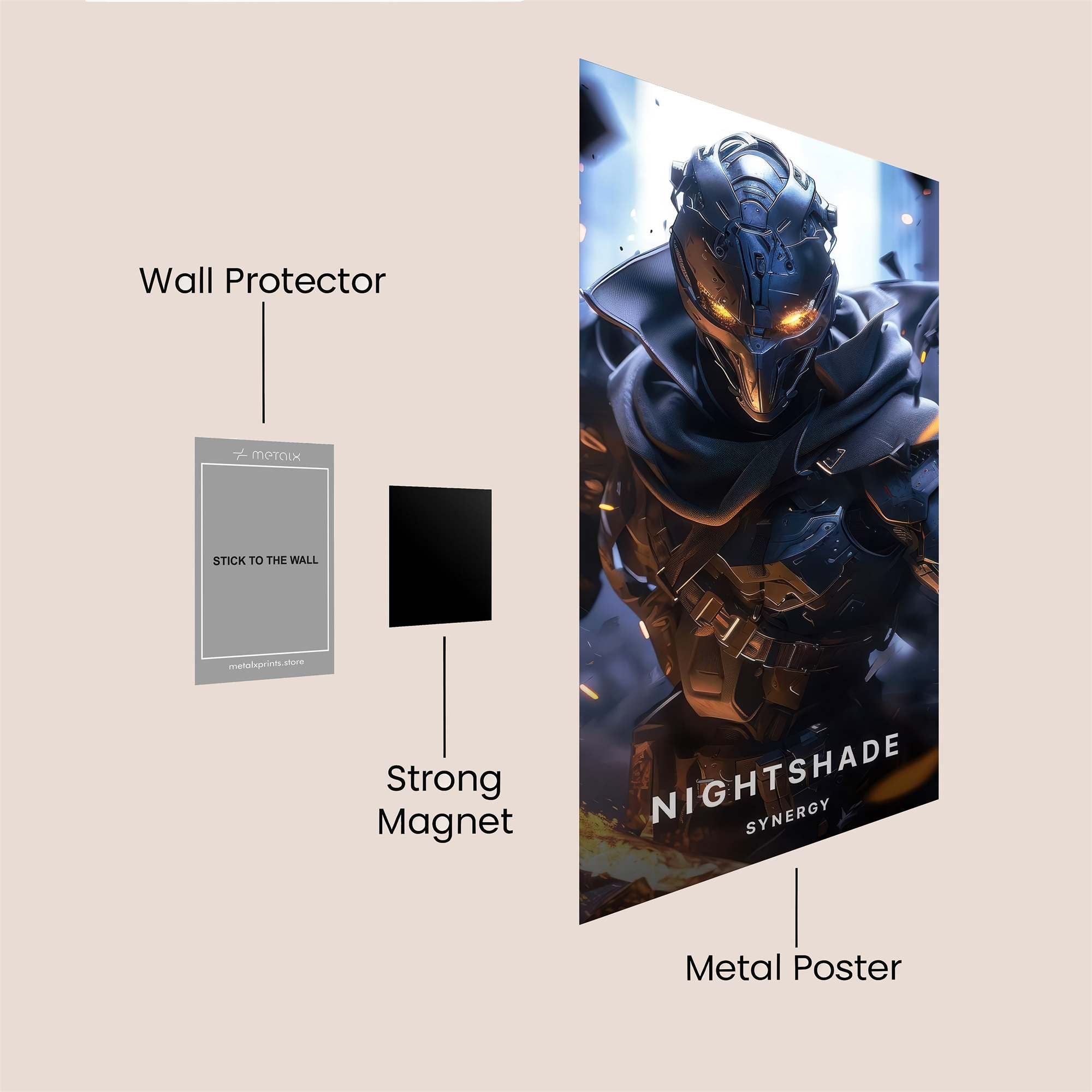 Angel Radiance Safe Wall Magnetic / M