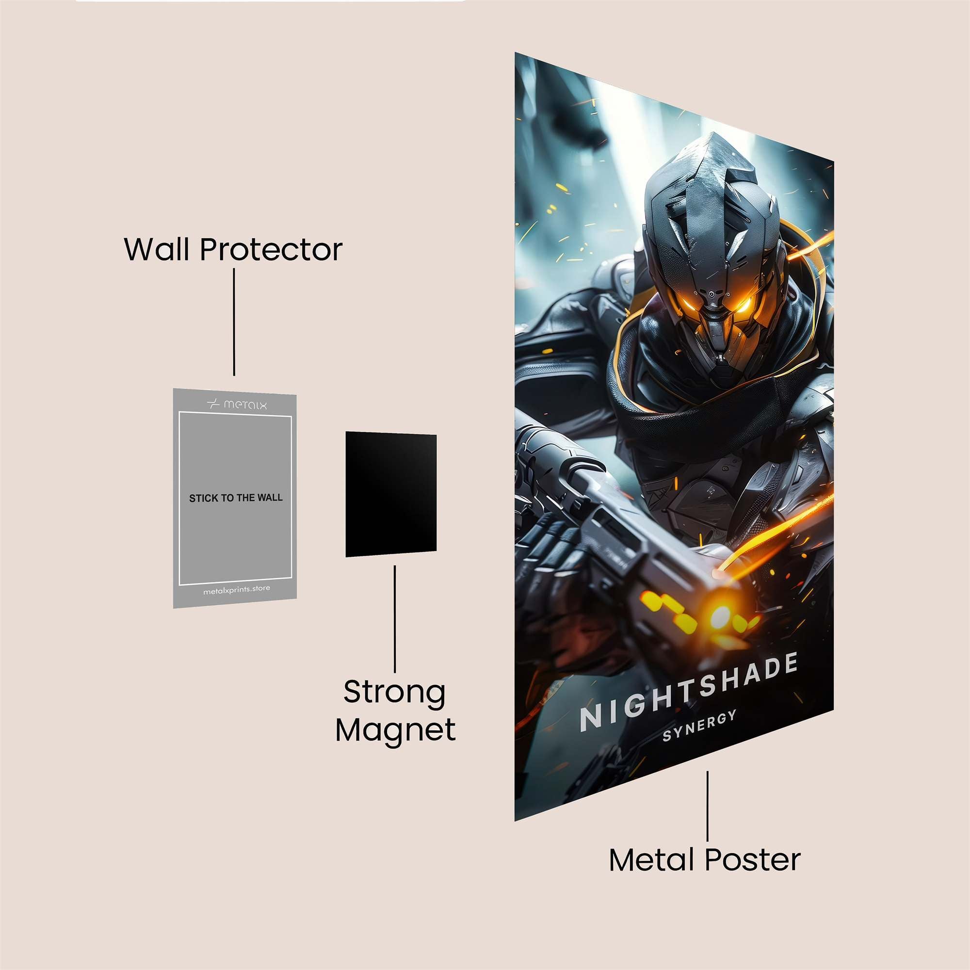 Owl Guardian Safe Wall Magnetic / M