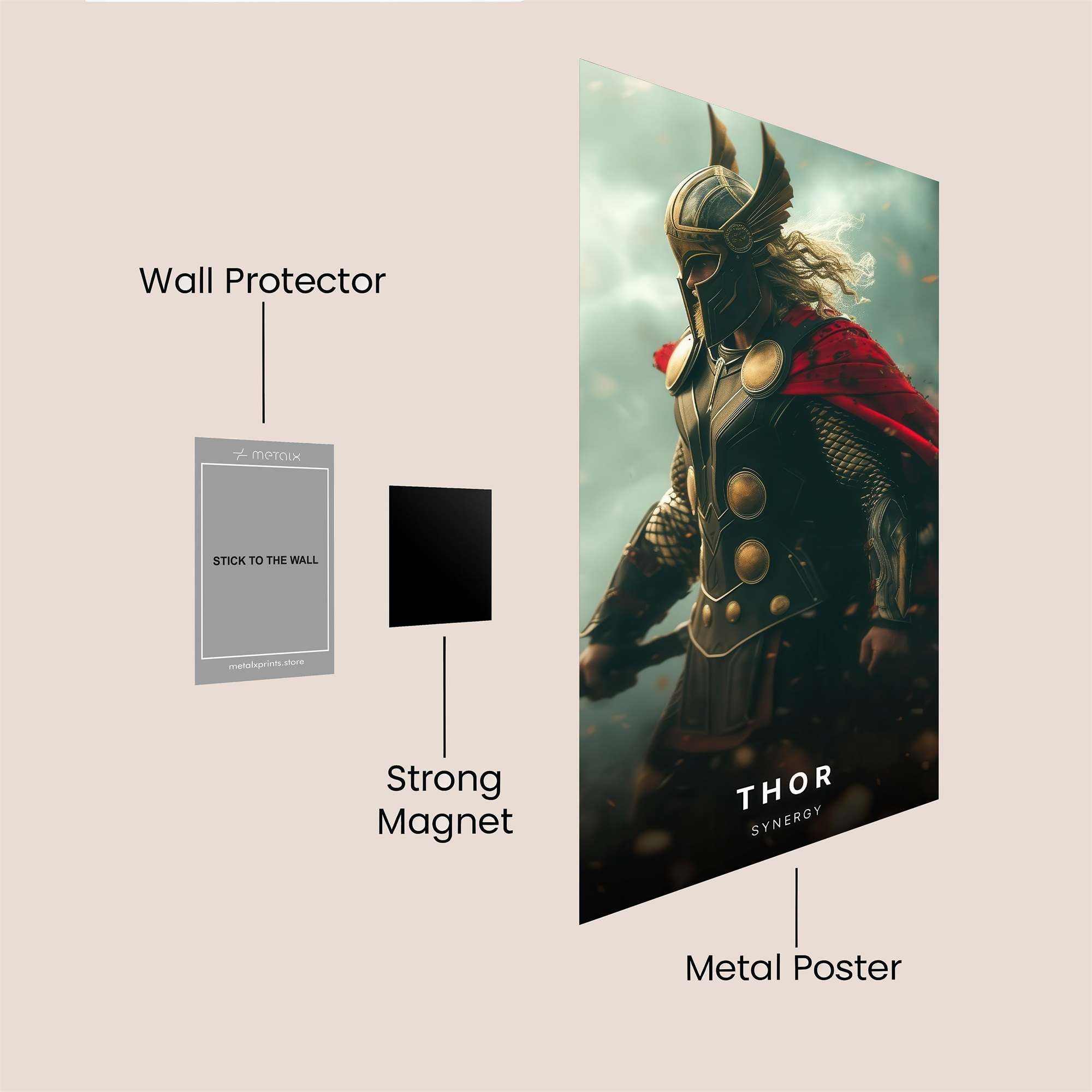 Dragon Menace Safe Wall Magnetic / M