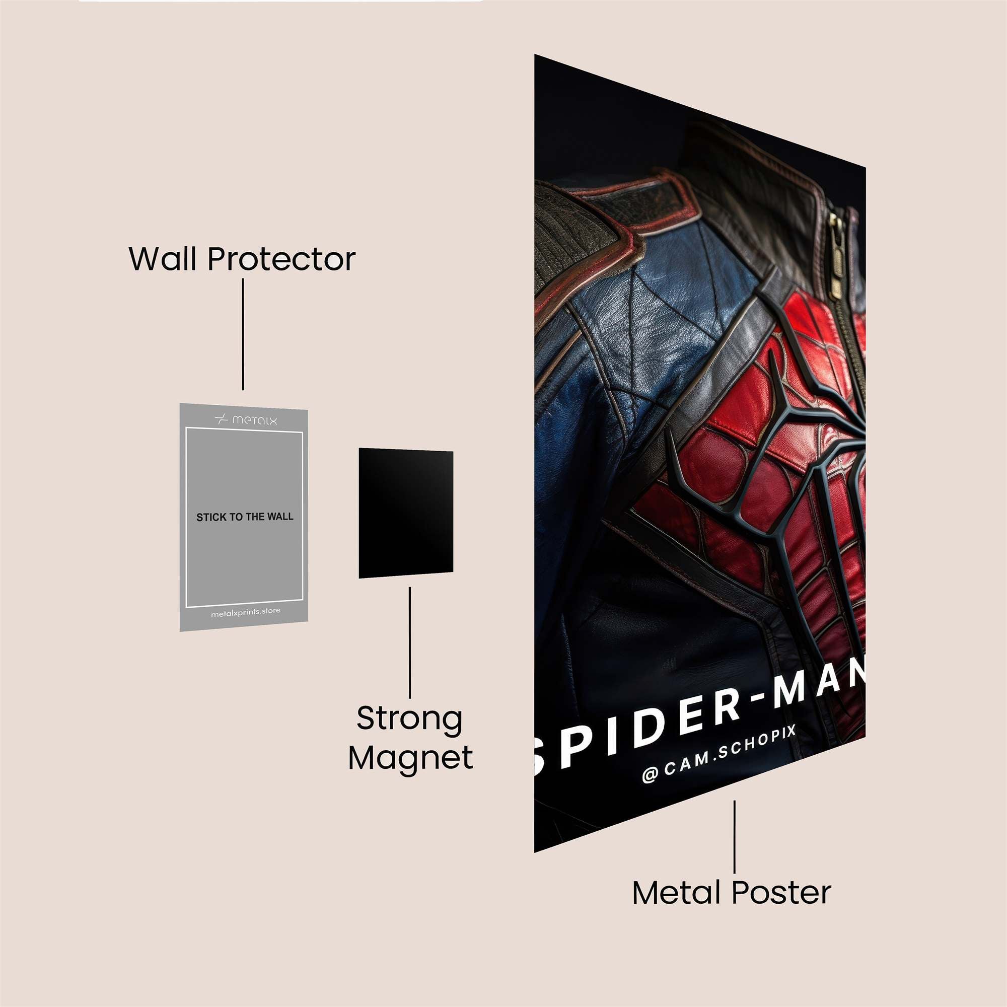 Cyber Pulse Safe Wall Magnetic / M