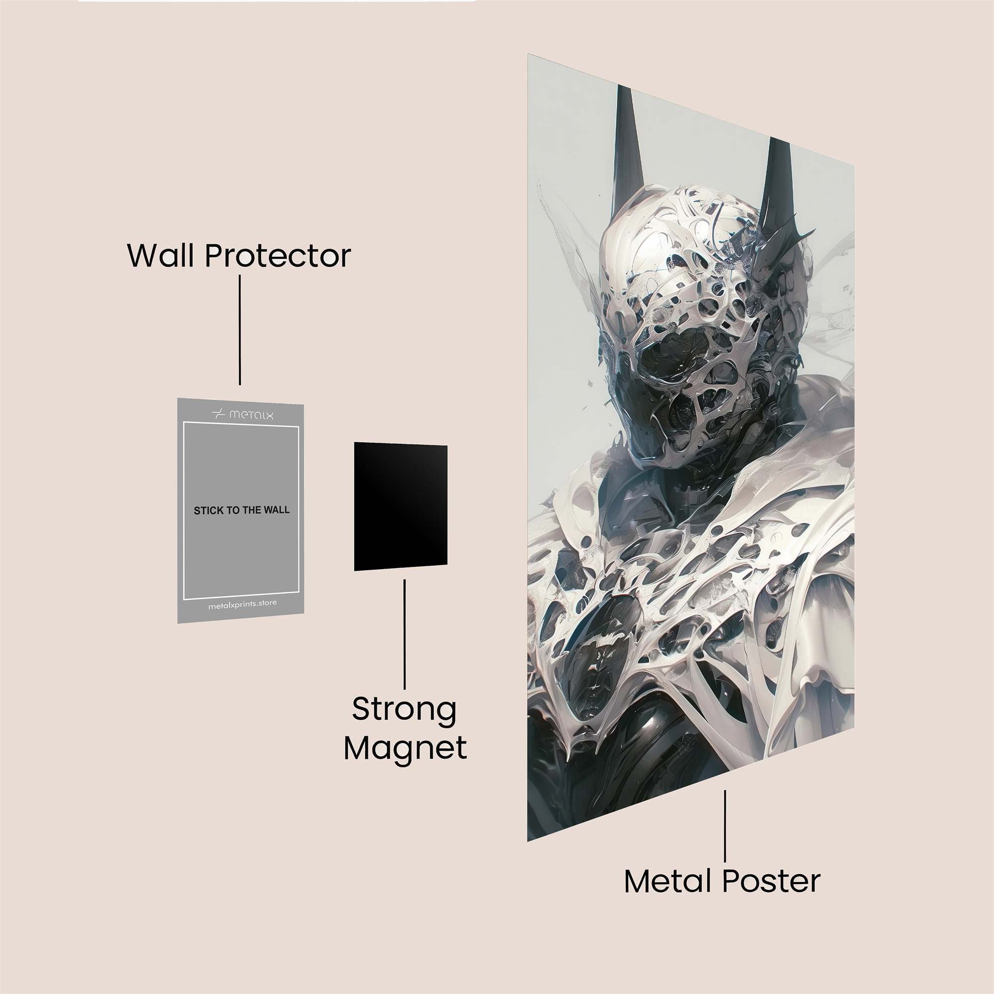 Batman Ethereal Safe Wall Magnetic / M