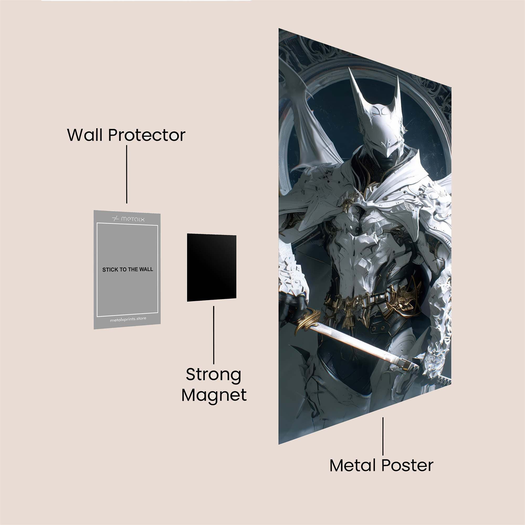 Batman Divine Safe Wall Magnetic / M