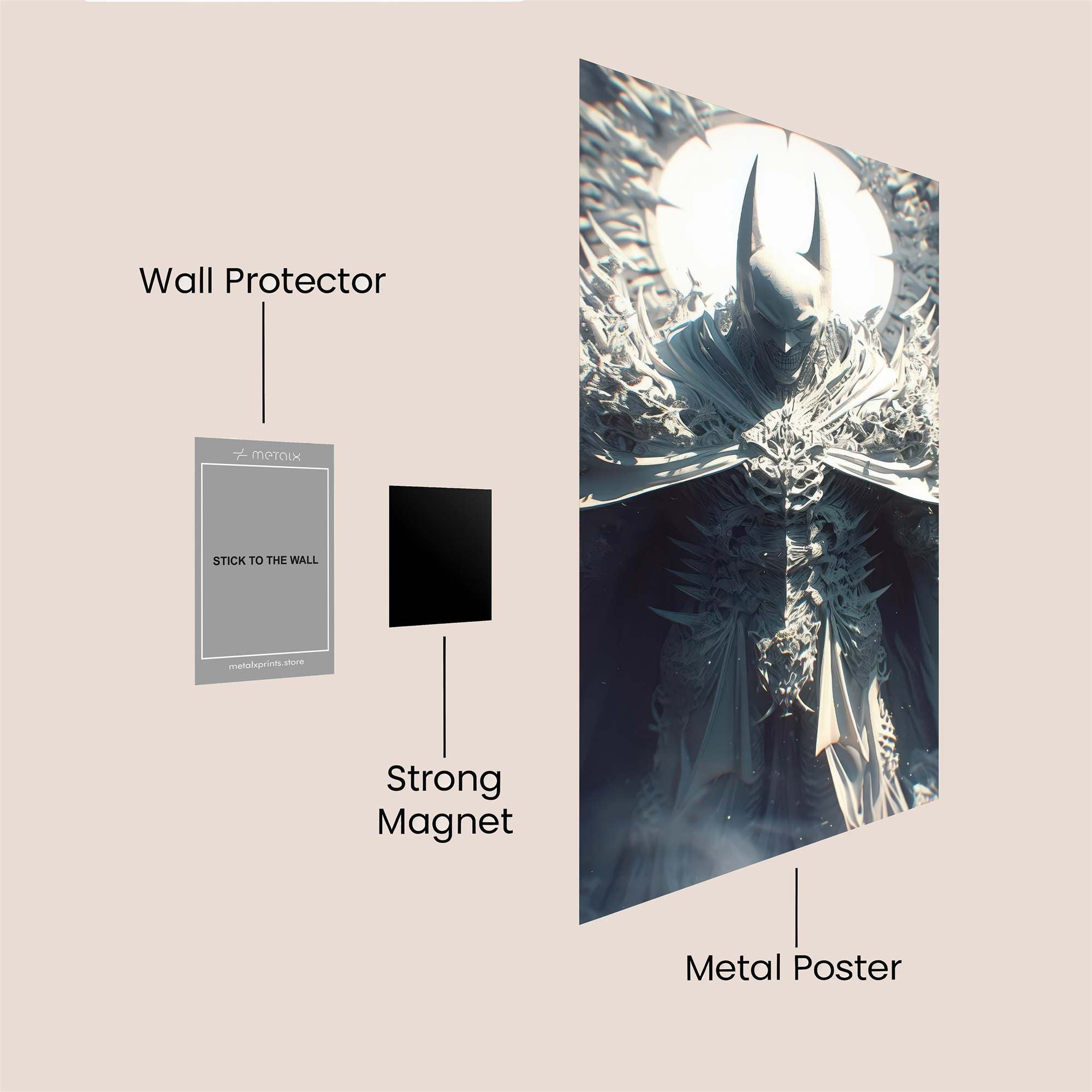 Batman Divine Safe Wall Magnetic / M