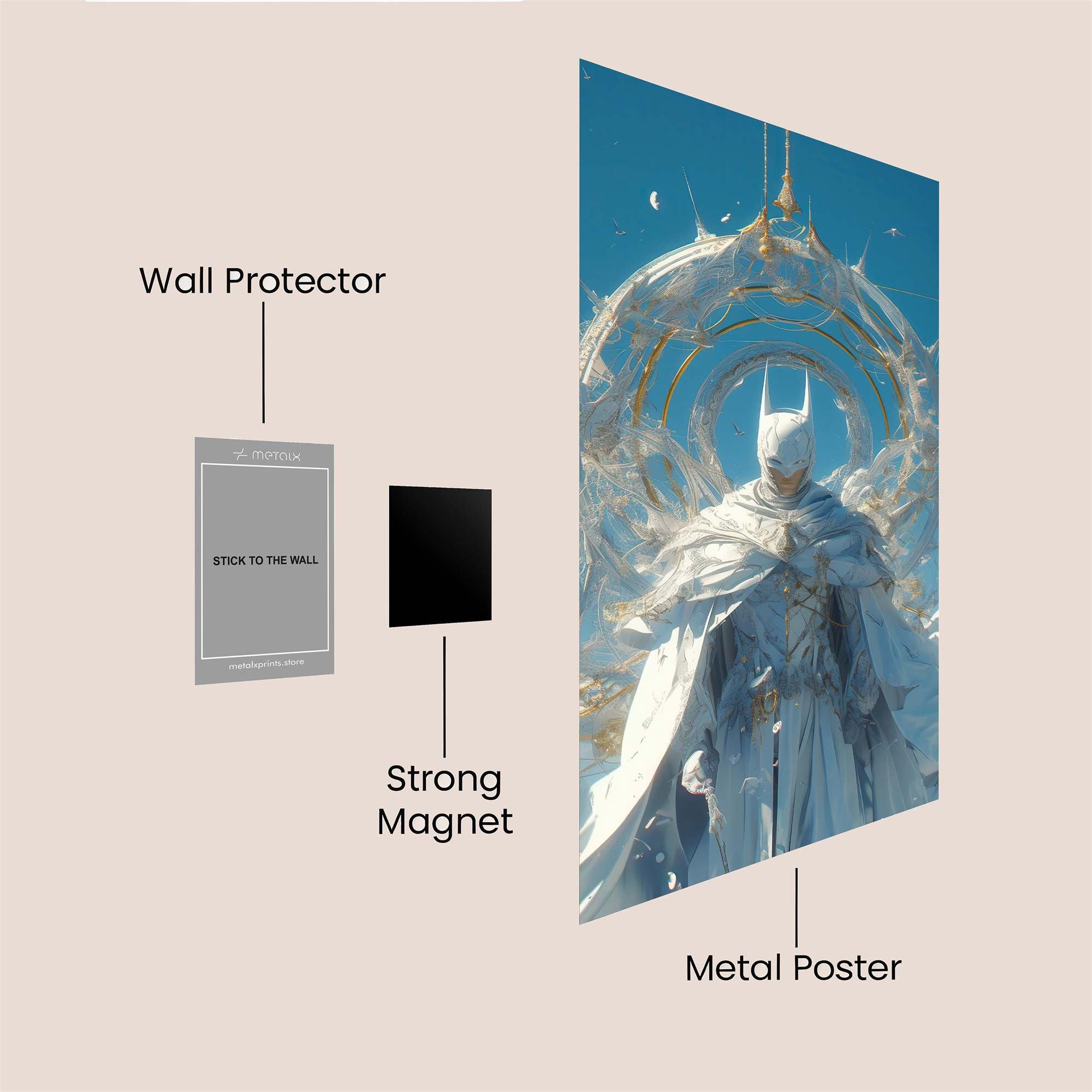 Batman Divine Safe Wall Magnetic / M