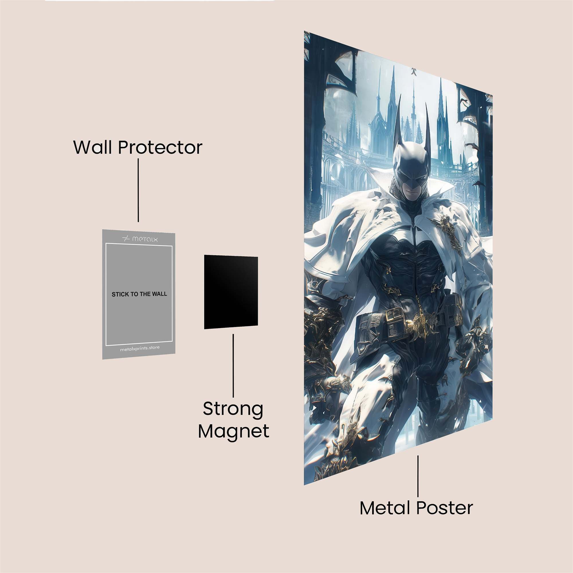 Batman Majestic Safe Wall Magnetic / M