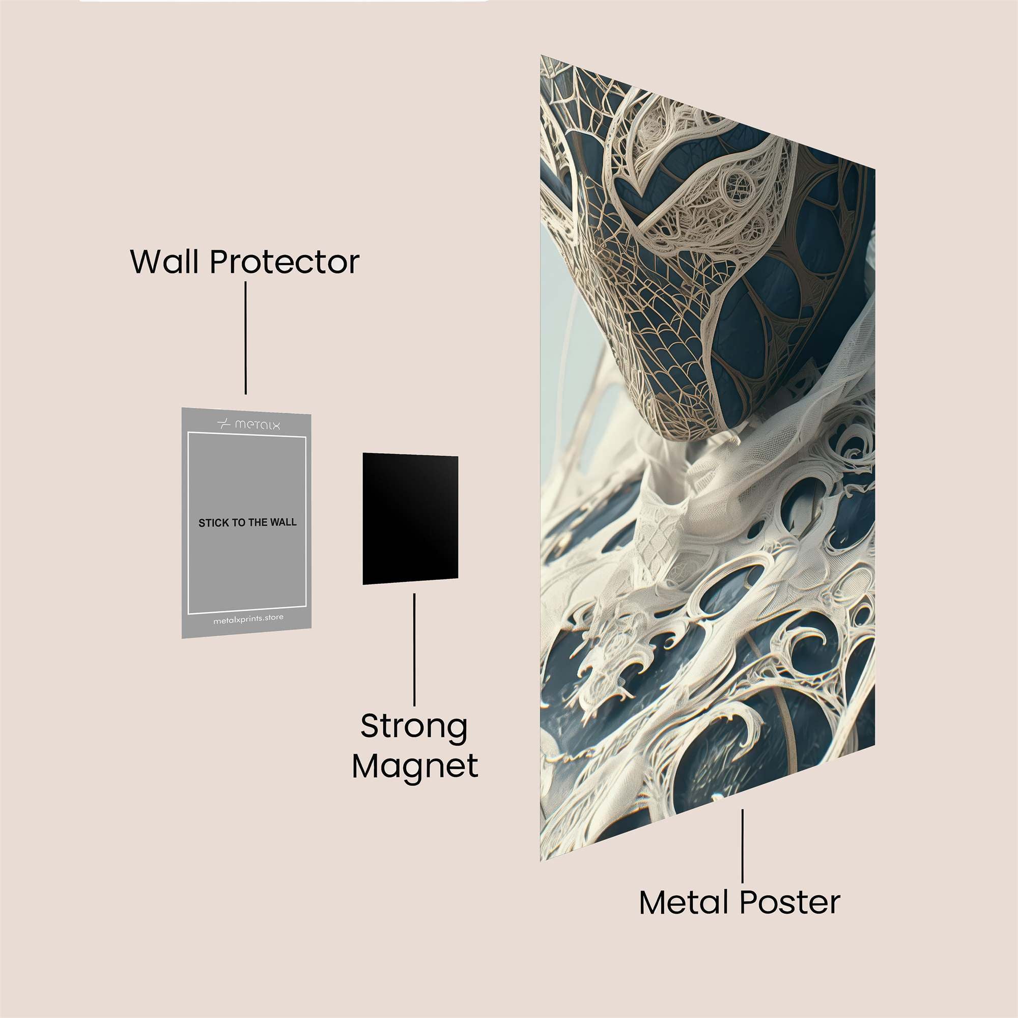 Spider Elegance Safe Wall Magnetic / M
