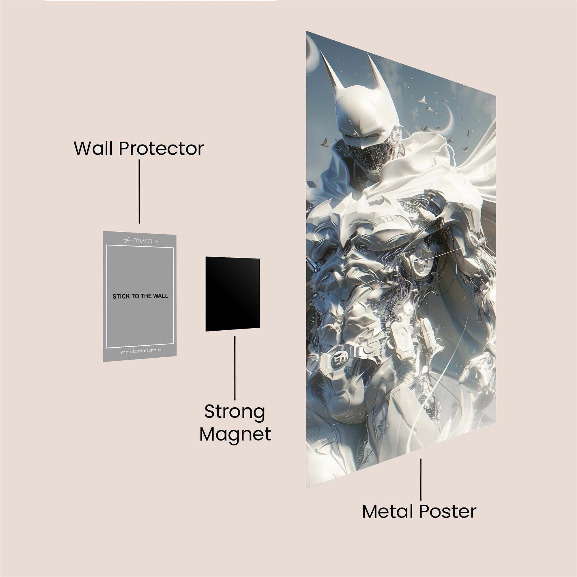 Batman Ethereal Safe Wall Magnetic / M