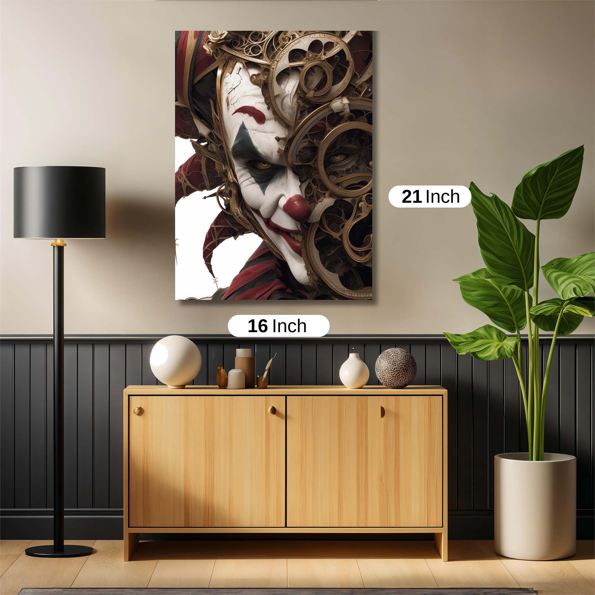 Jester Macabre Safe Wall Magnetic / M
