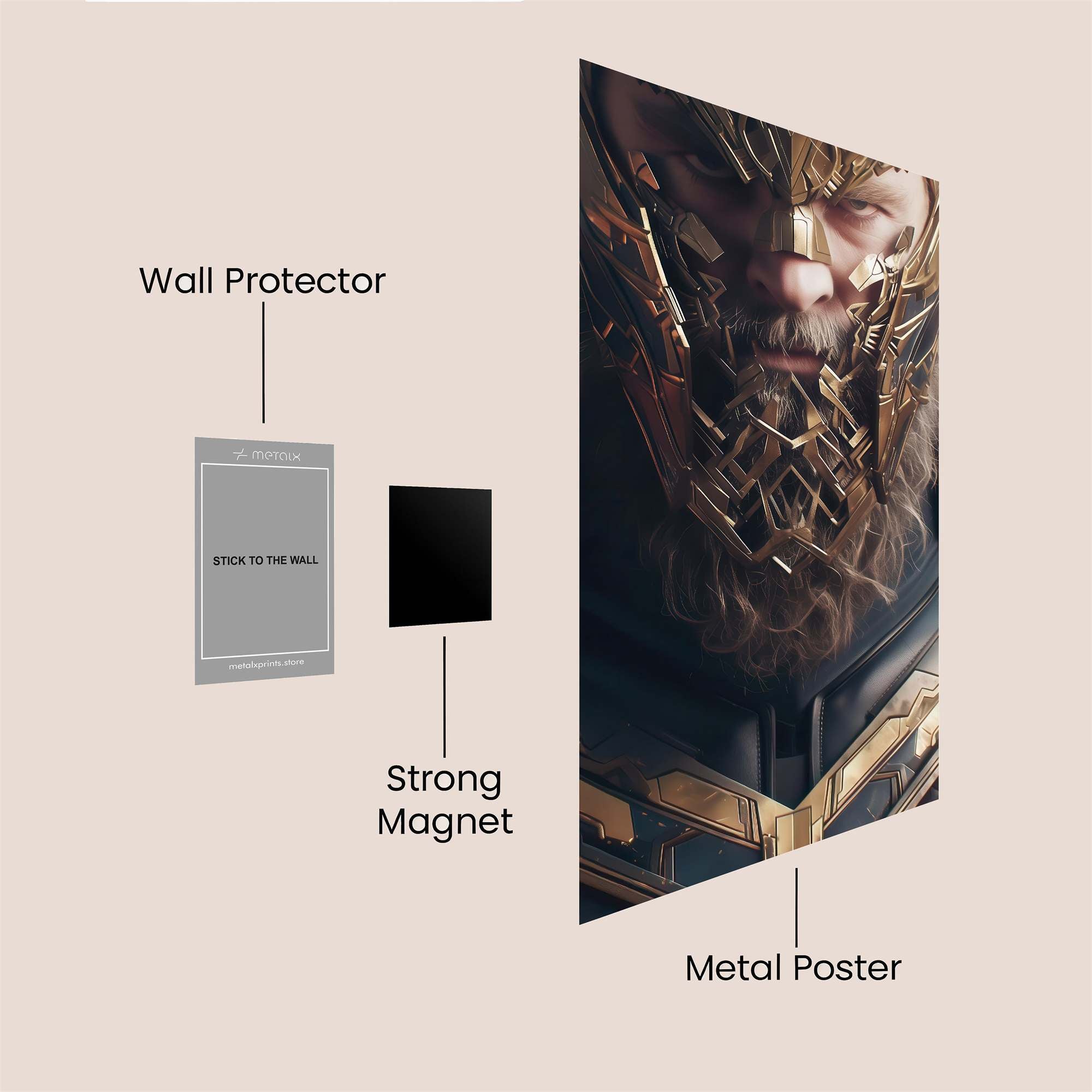 Thor Regal Safe Wall Magnetic / M