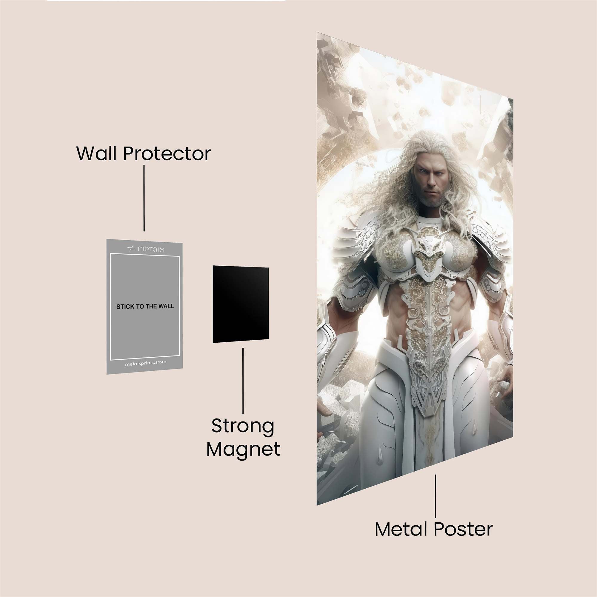 Divine Radiance Safe Wall Magnetic / M