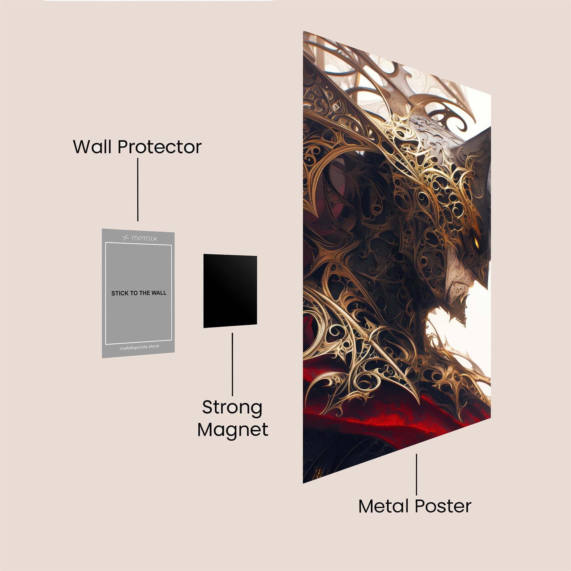 Batman Enigmatic Safe Wall Magnetic / M