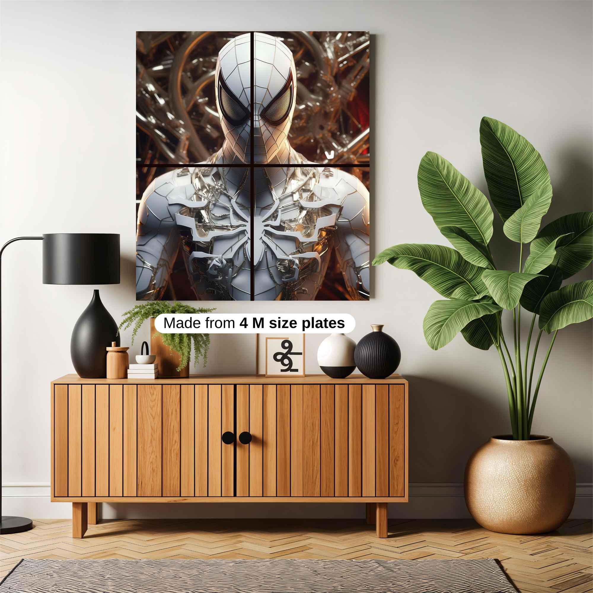 Spider Ensnared Safe Wall Magnetic / M