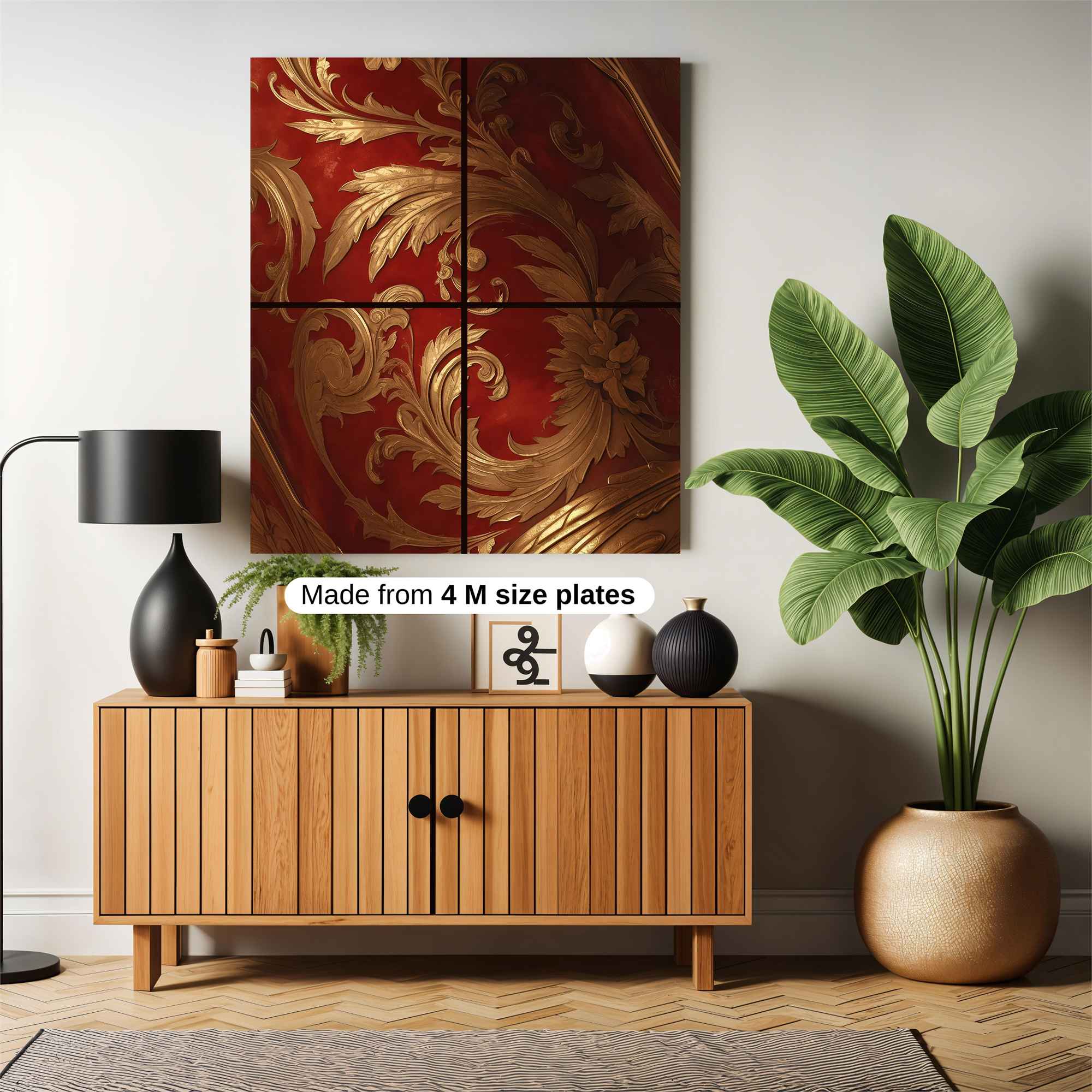Golden Elegance Safe Wall Magnetic / M