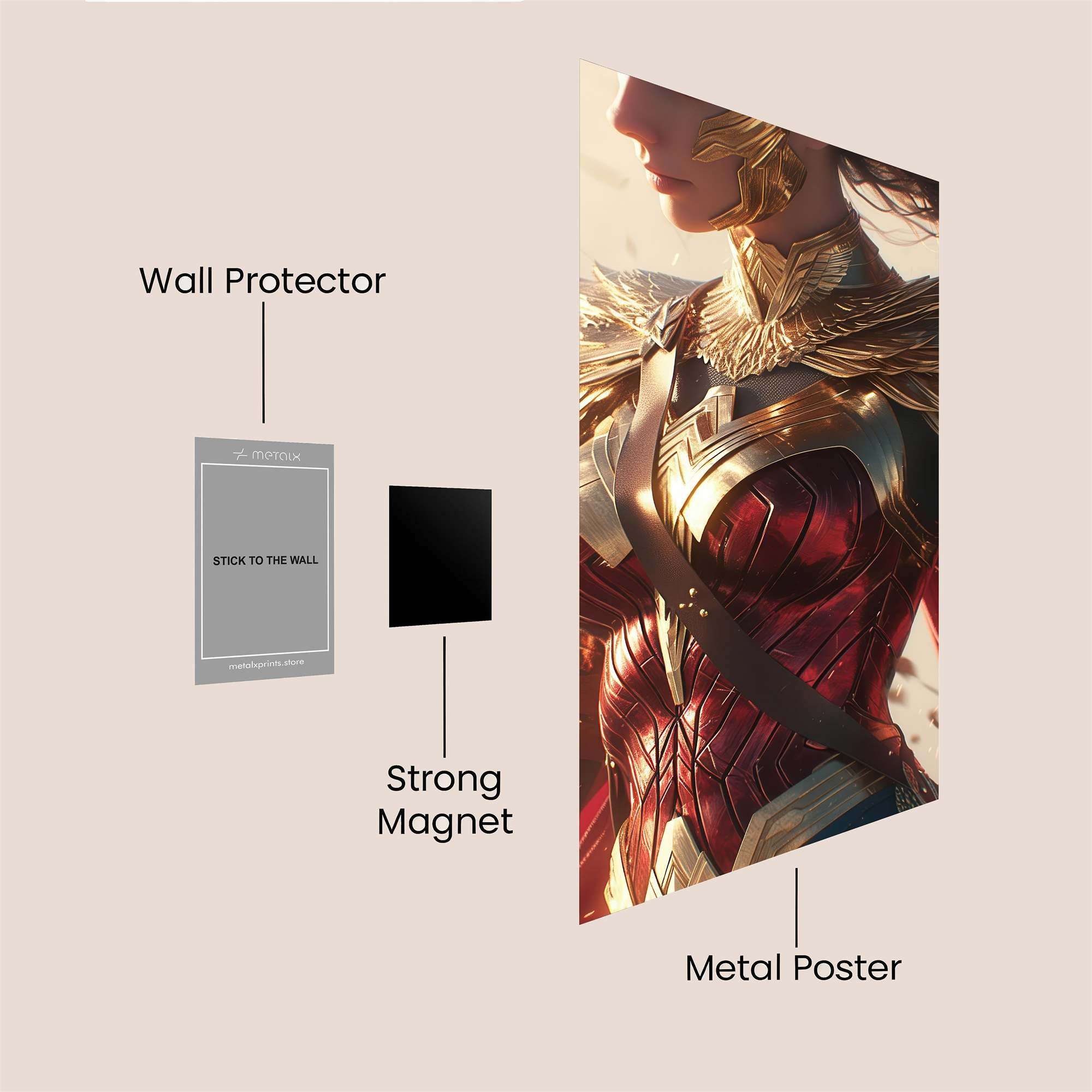 Wonder Regal Safe Wall Magnetic / M