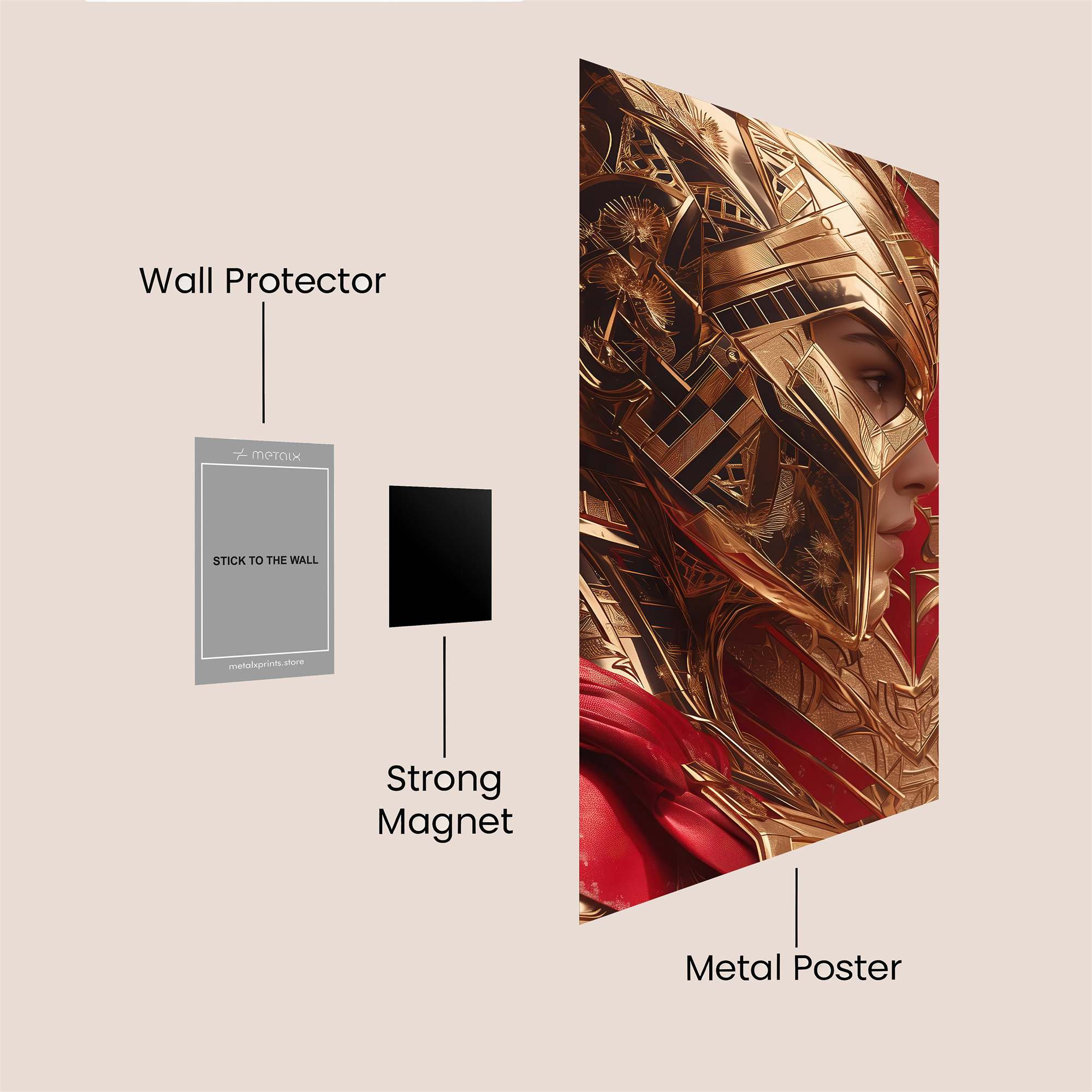 Wonder Regal Safe Wall Magnetic / M
