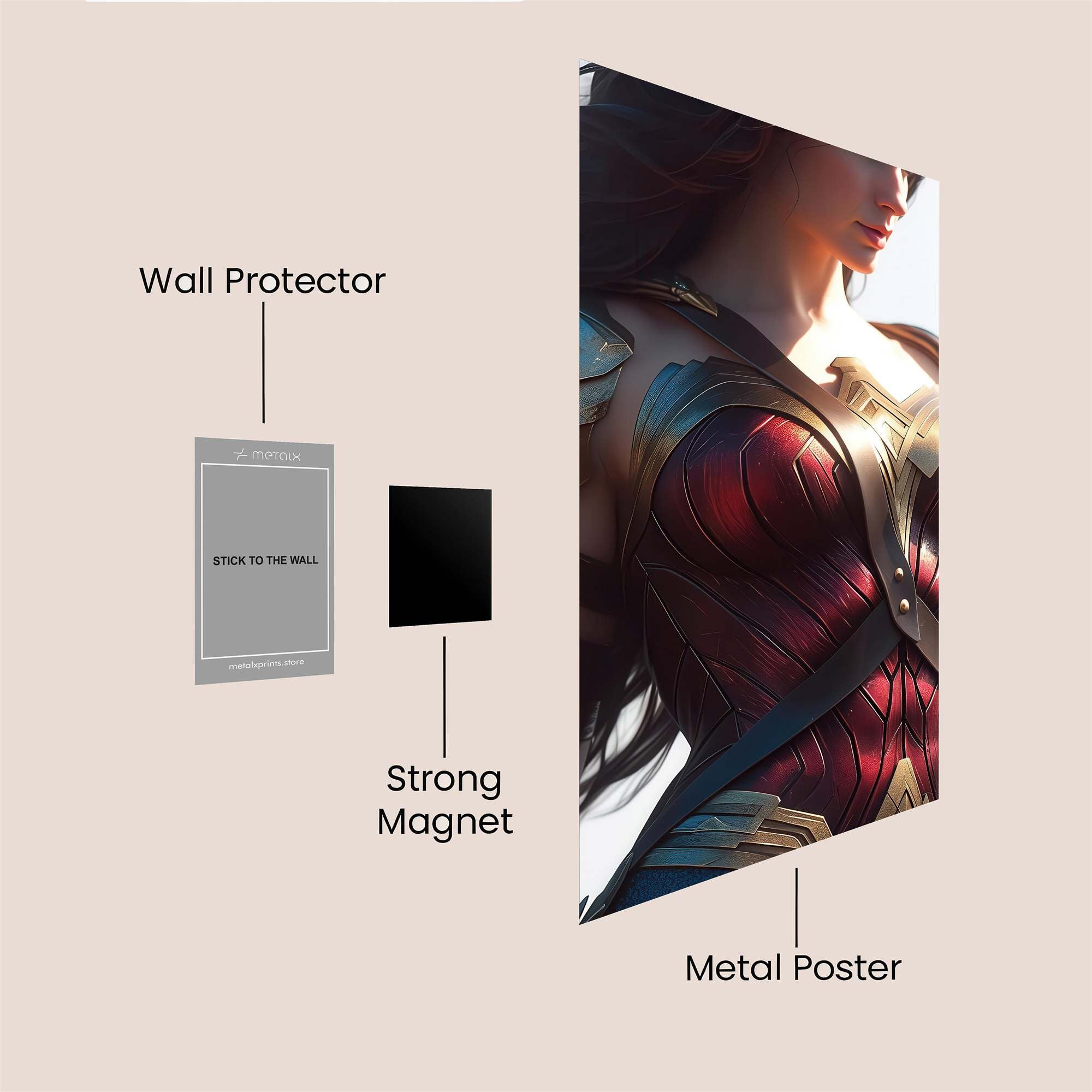 Wonder Triumphant Safe Wall Magnetic / M