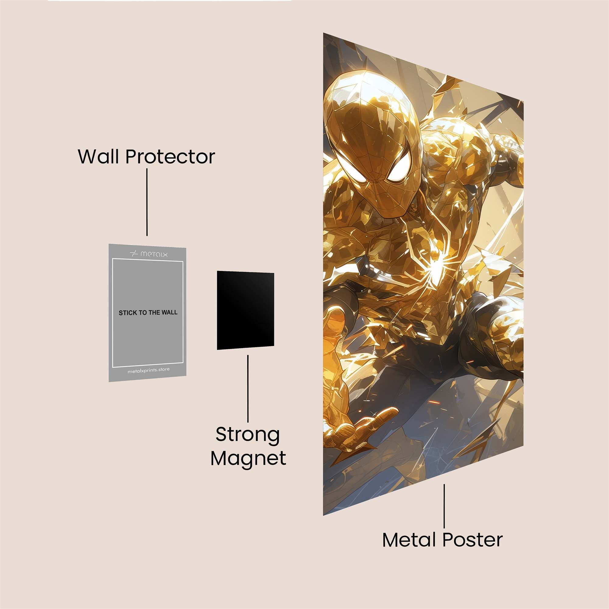 Spider Radiance Safe Wall Magnetic / M
