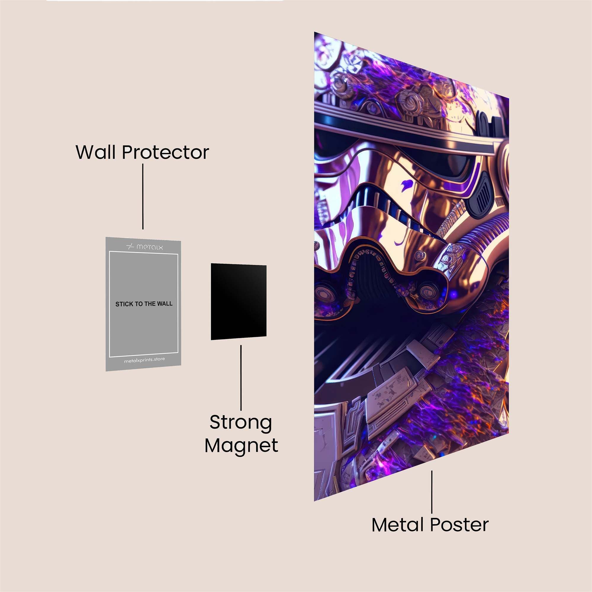 Trooper Enigma Safe Wall Magnetic / M