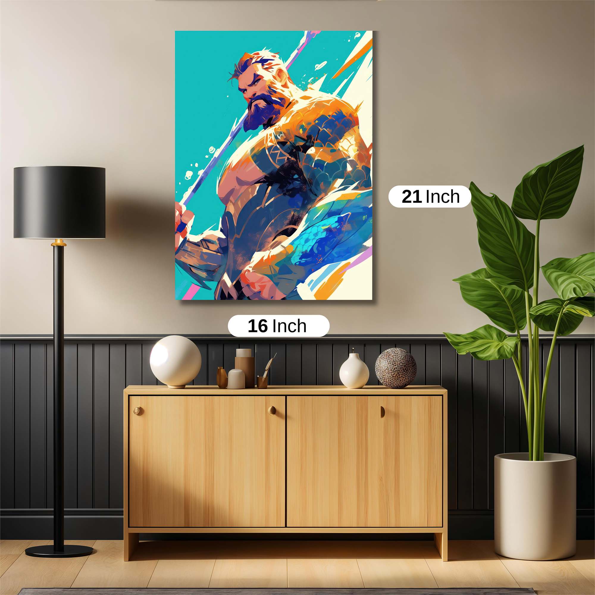 Aquaman Dynamic Safe Wall Magnetic / M