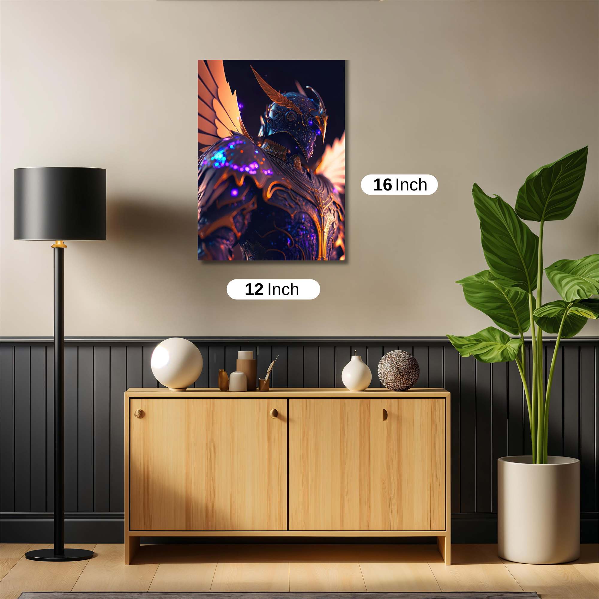 Angel Warrior Safe Wall Magnetic / M
