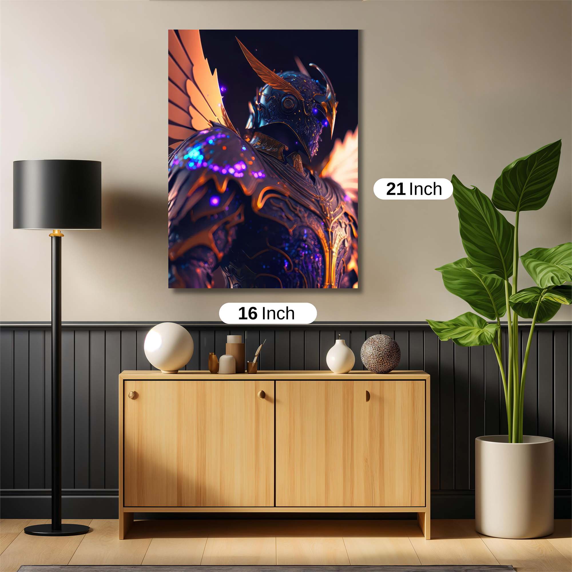 Angel Warrior Safe Wall Magnetic / M