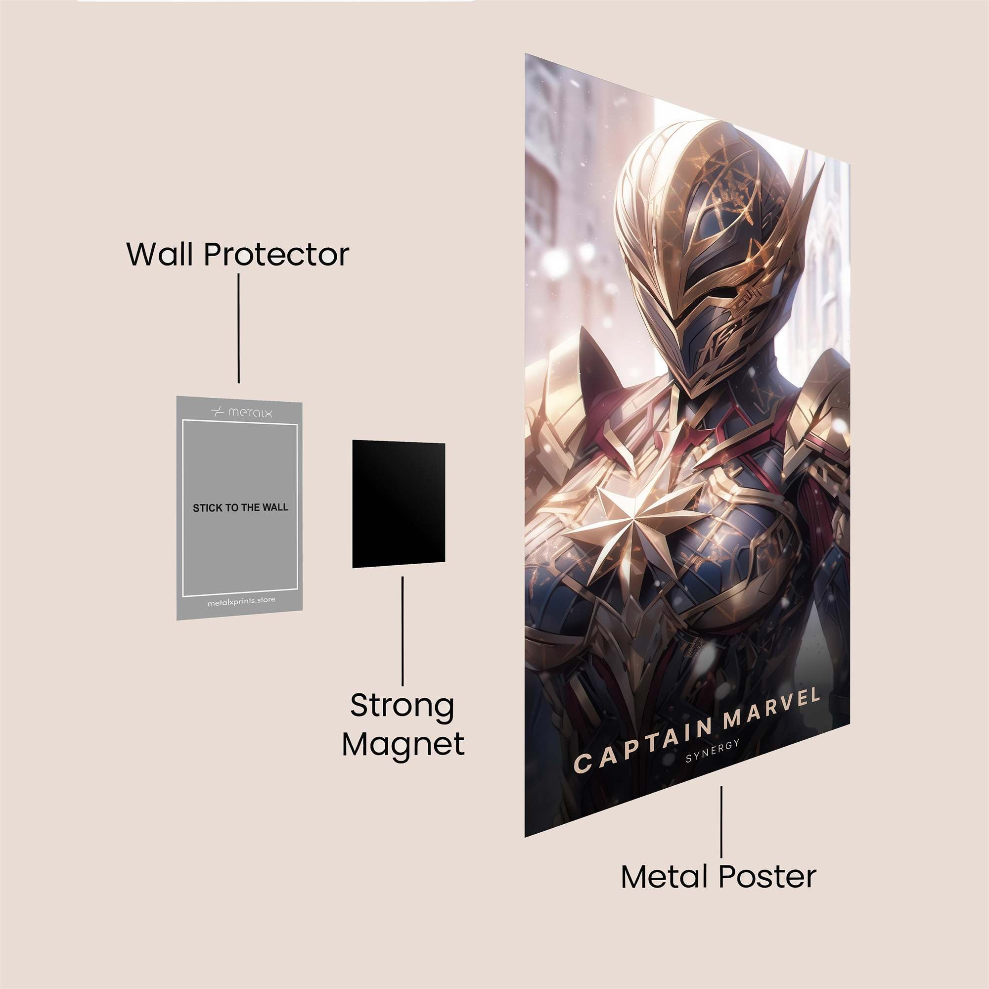 Mystic Lion Safe Wall Magnetic / M
