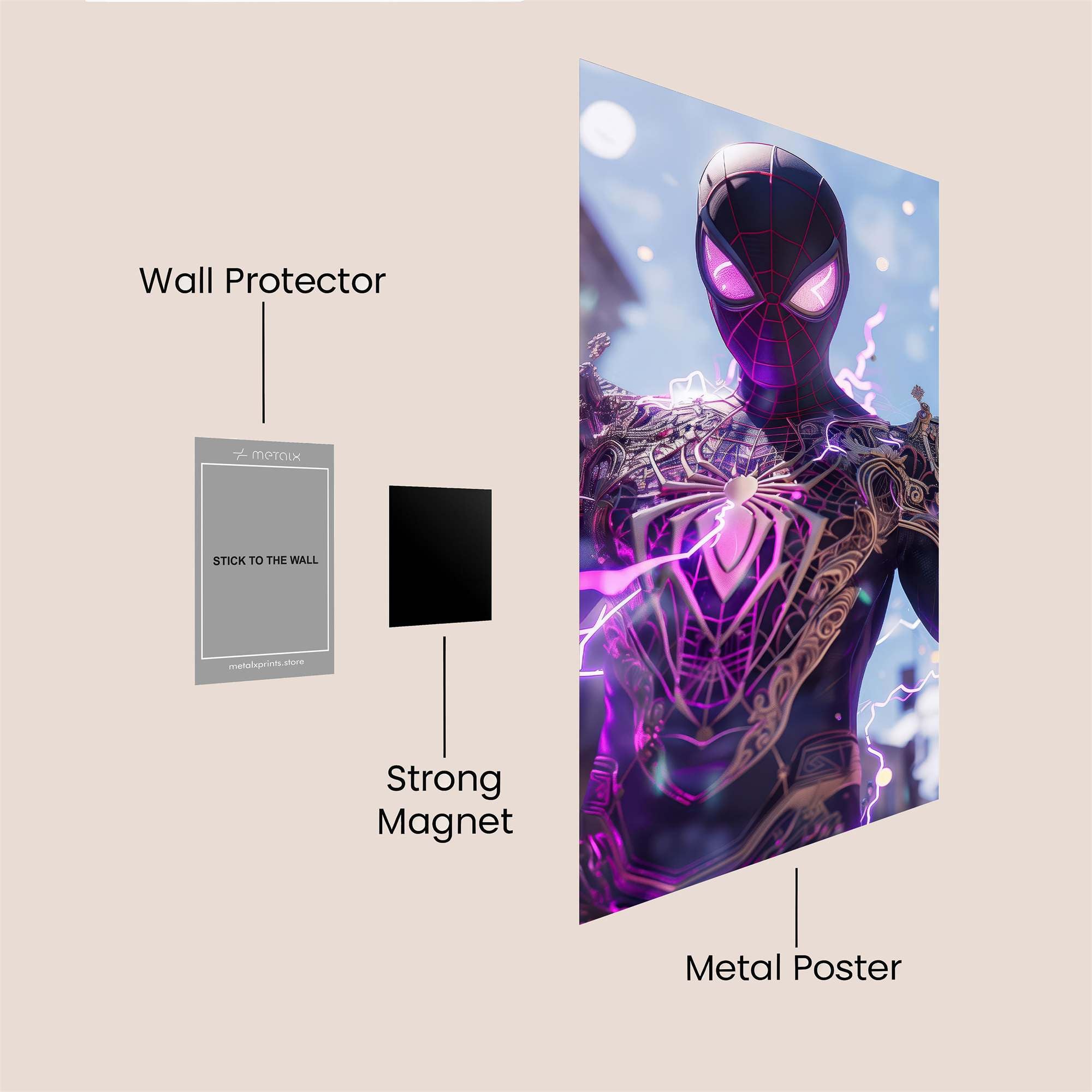 Miles Mystic Safe Wall Magnetic / M
