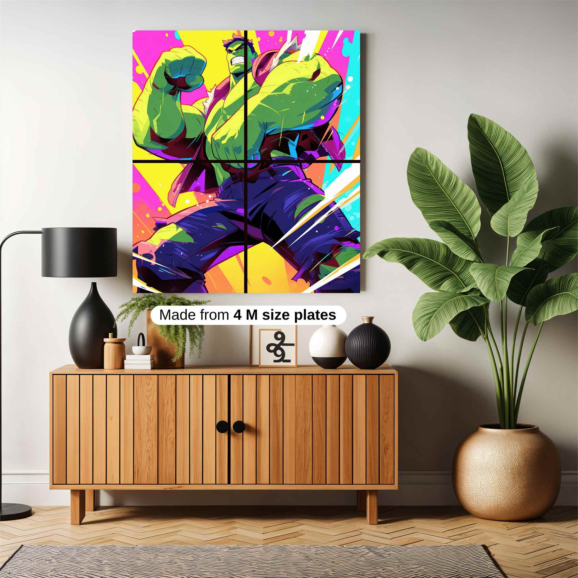 Hulk Vibrant Safe Wall Magnetic / M