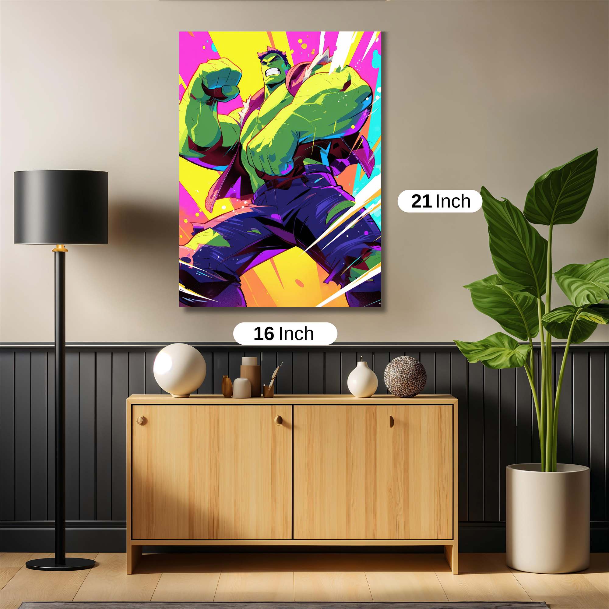 Hulk Vibrant Safe Wall Magnetic / M