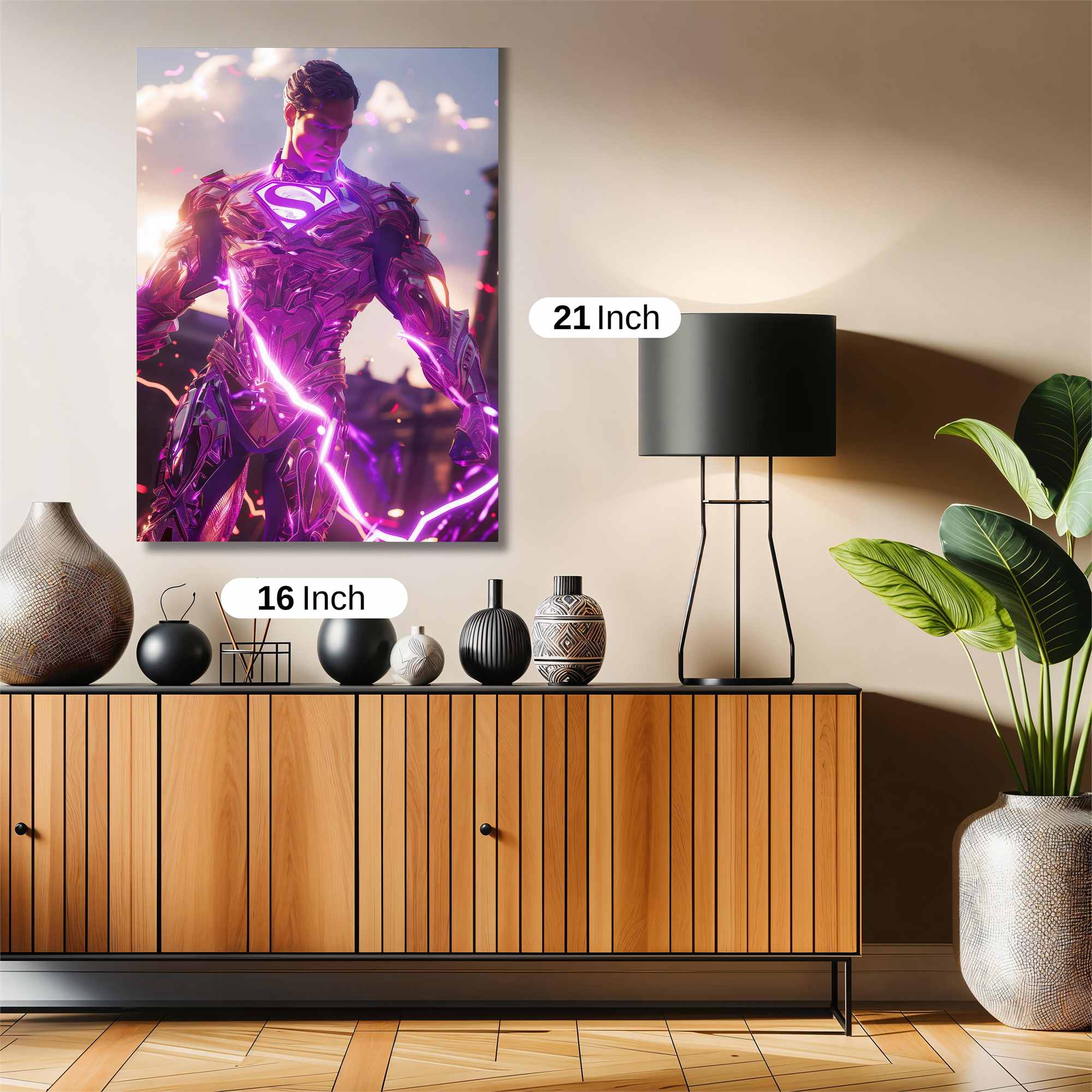 Superman Radiant Safe Wall Magnetic / M
