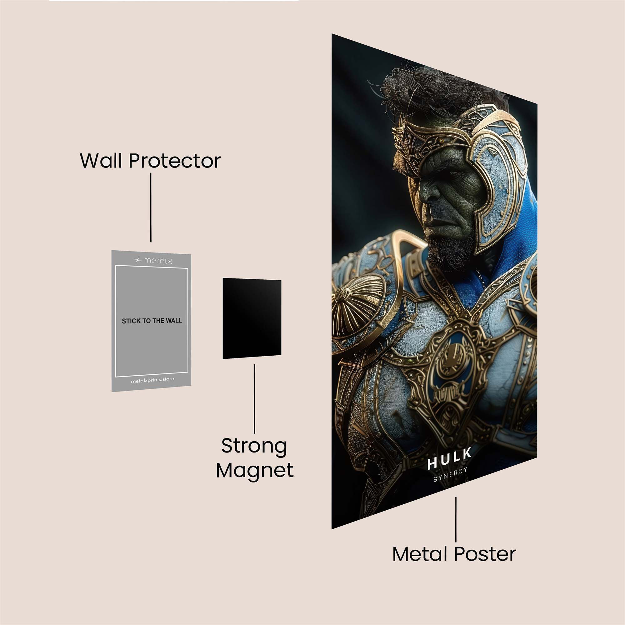 Knight Gloom Safe Wall Magnetic / M